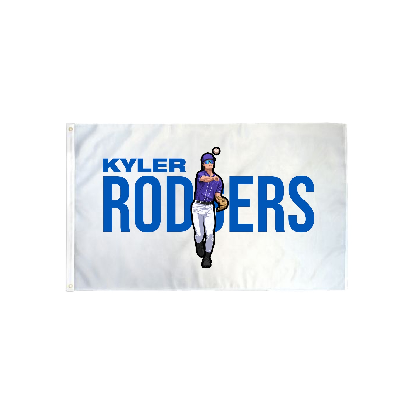 3x5 Flag — Player Name in Classic