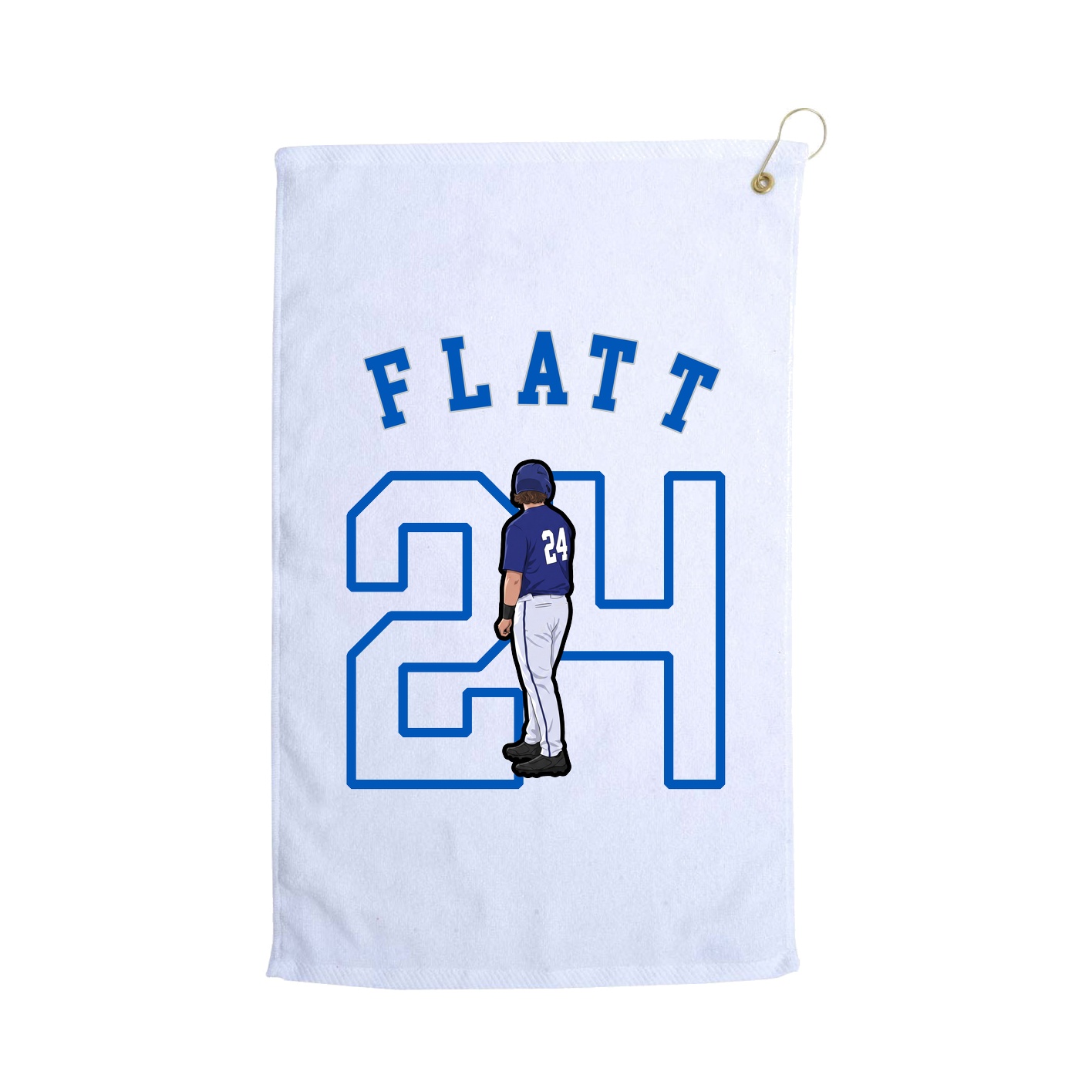 Golf Towel — Shirsey Arch in White