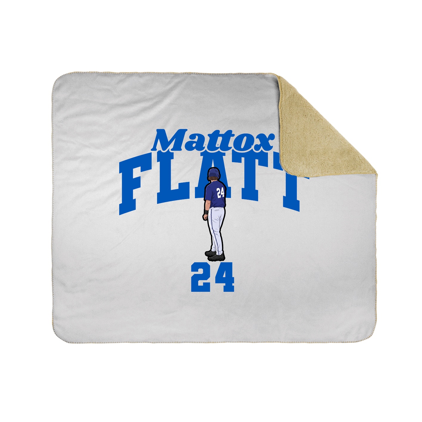 Throw Blanket — Signature Arch in White