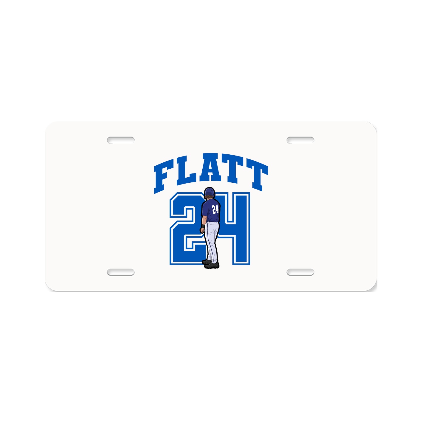 License Plate — Number in Classic