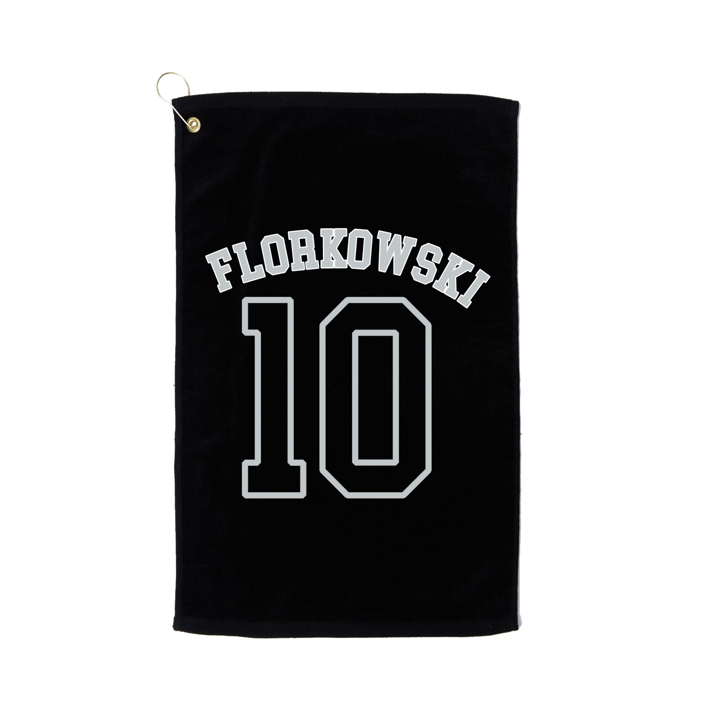 Golf Towel — Shirsey Arch in Black