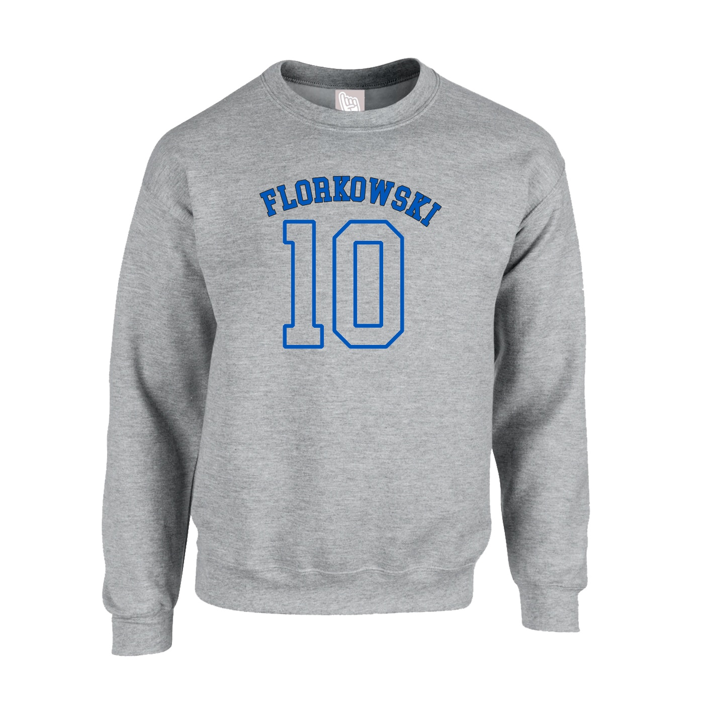 Fleece Crew — Shirsey Arch in Grey