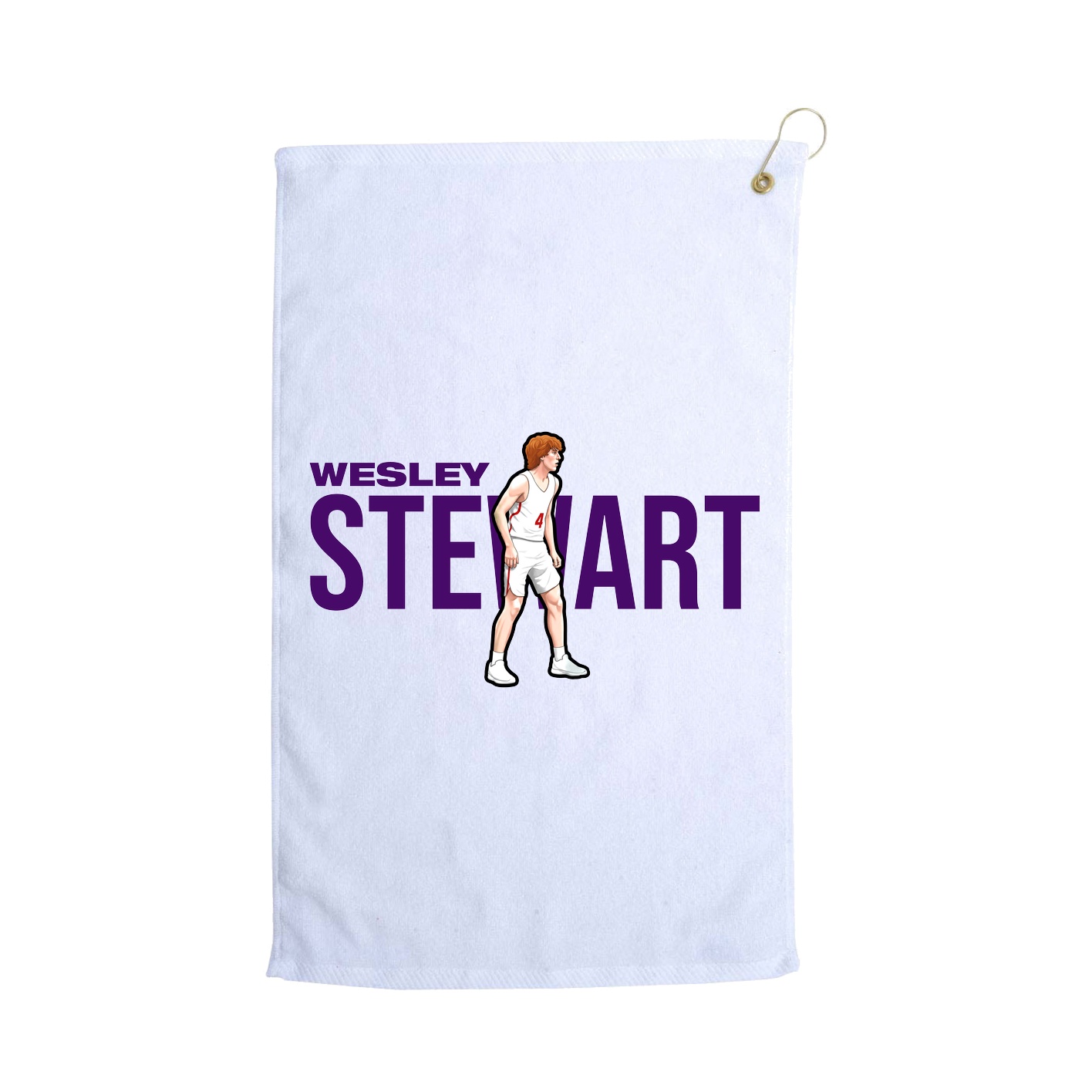 Golf Towel — Player Name in White