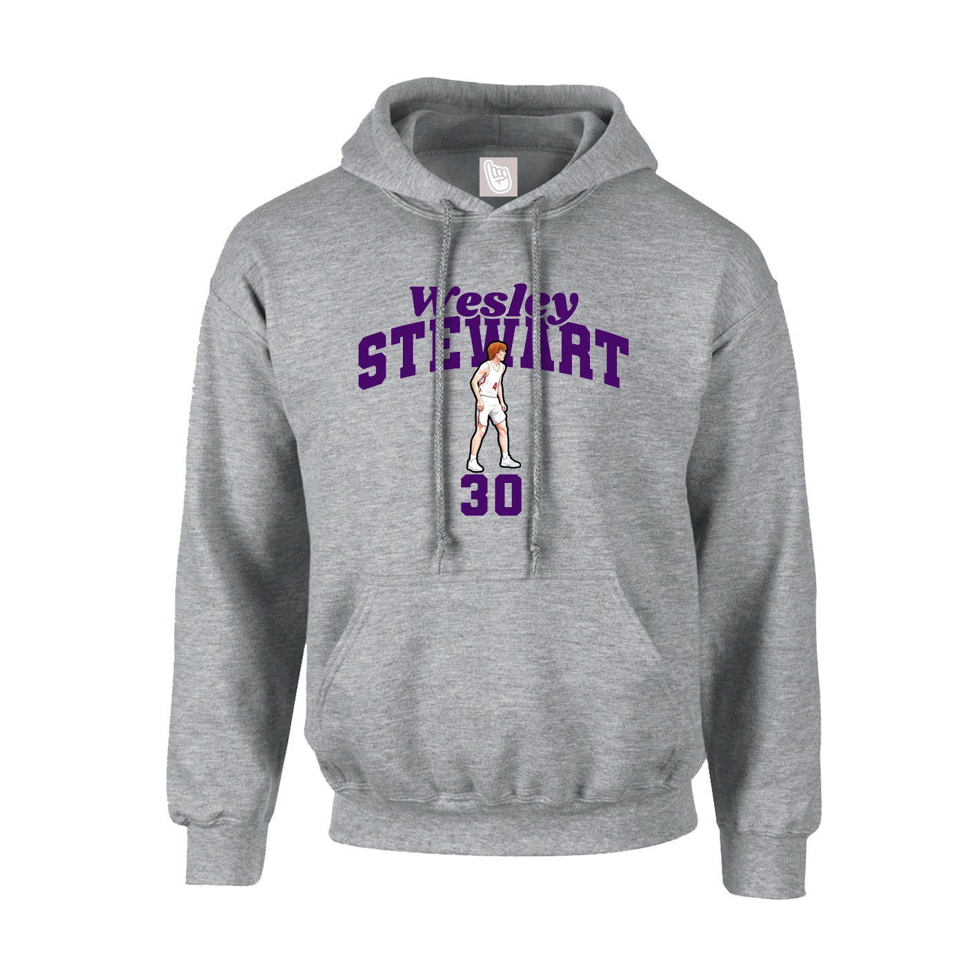 Hoodie — Signature Arch in Grey