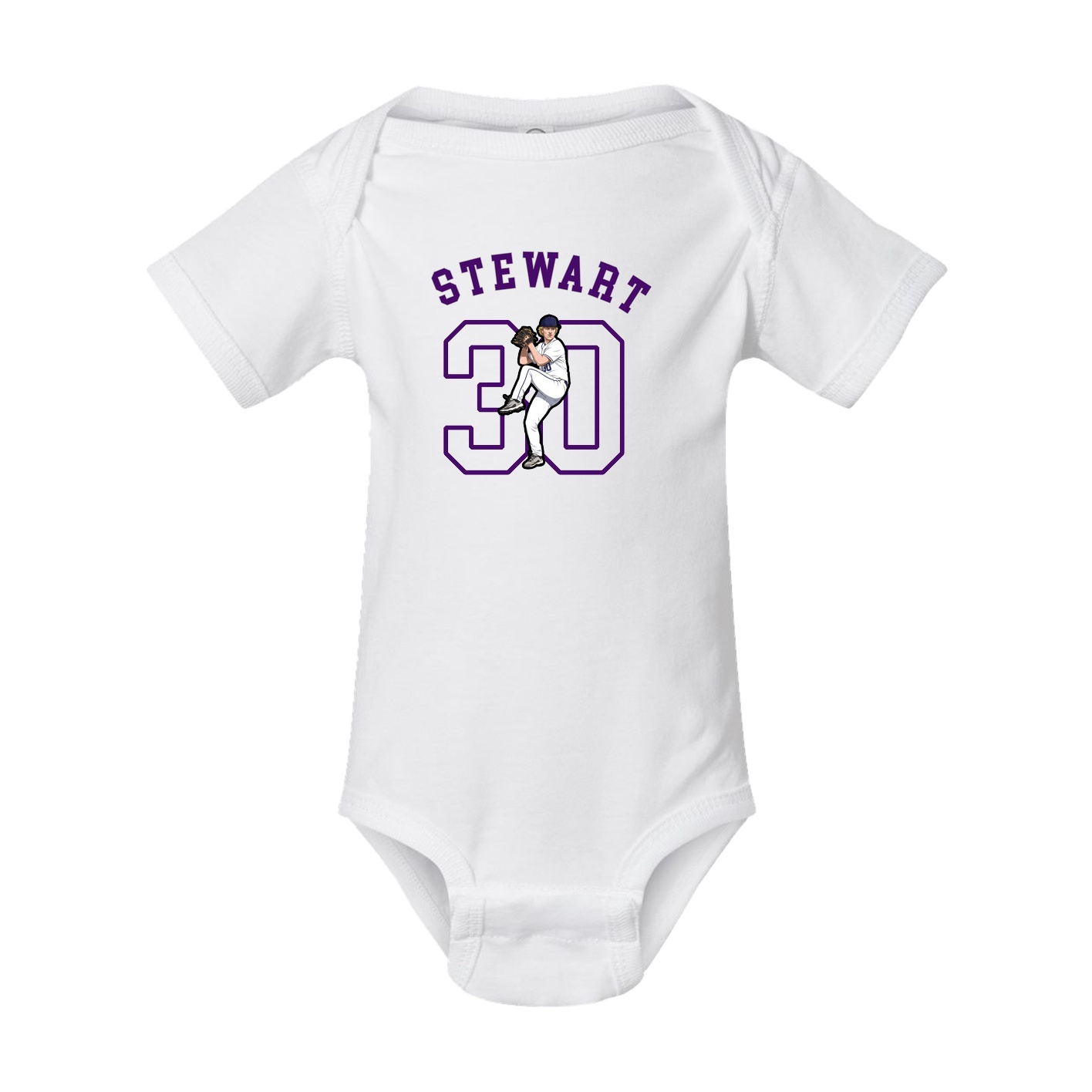 Baby Onesie — Shirsey Arch in White