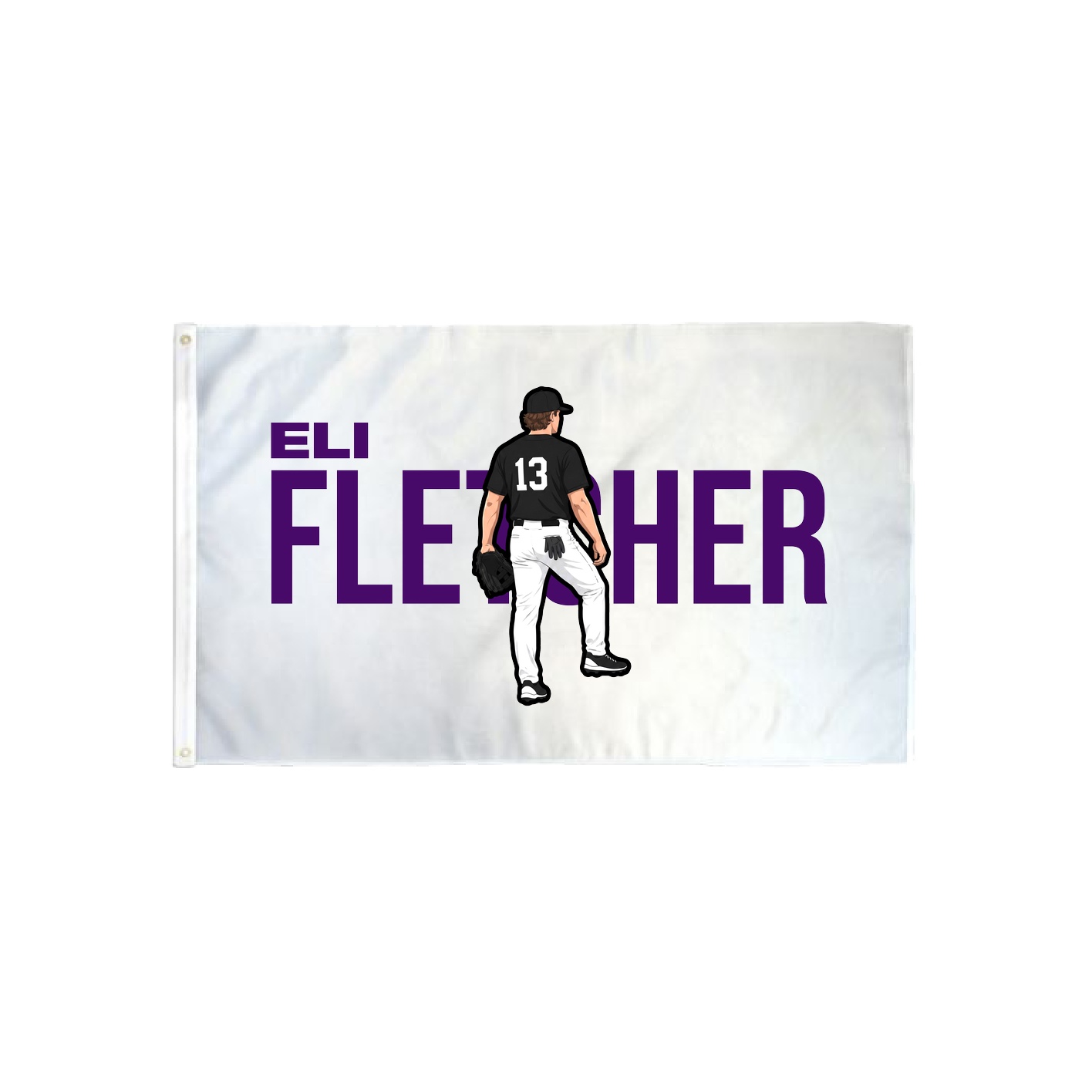 3x5 Flag — Player Name in Classic