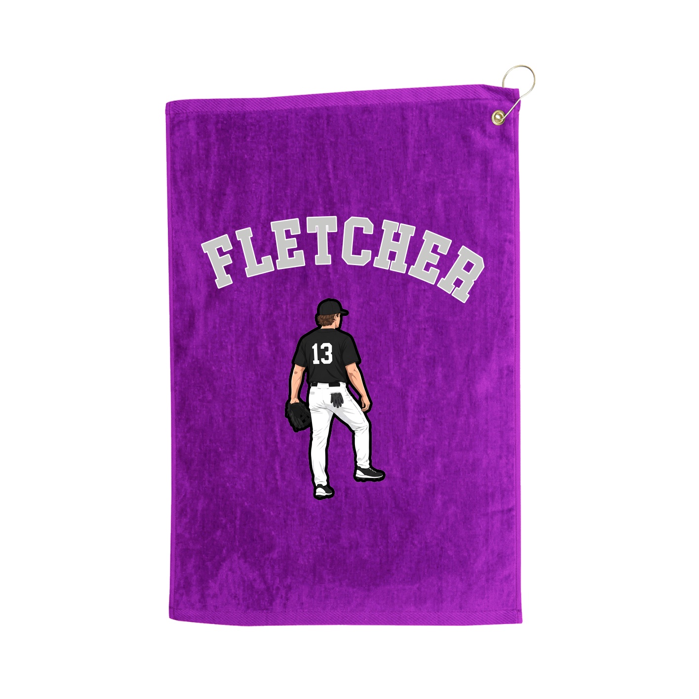 Golf Towel — Shirsey Arch in Purple