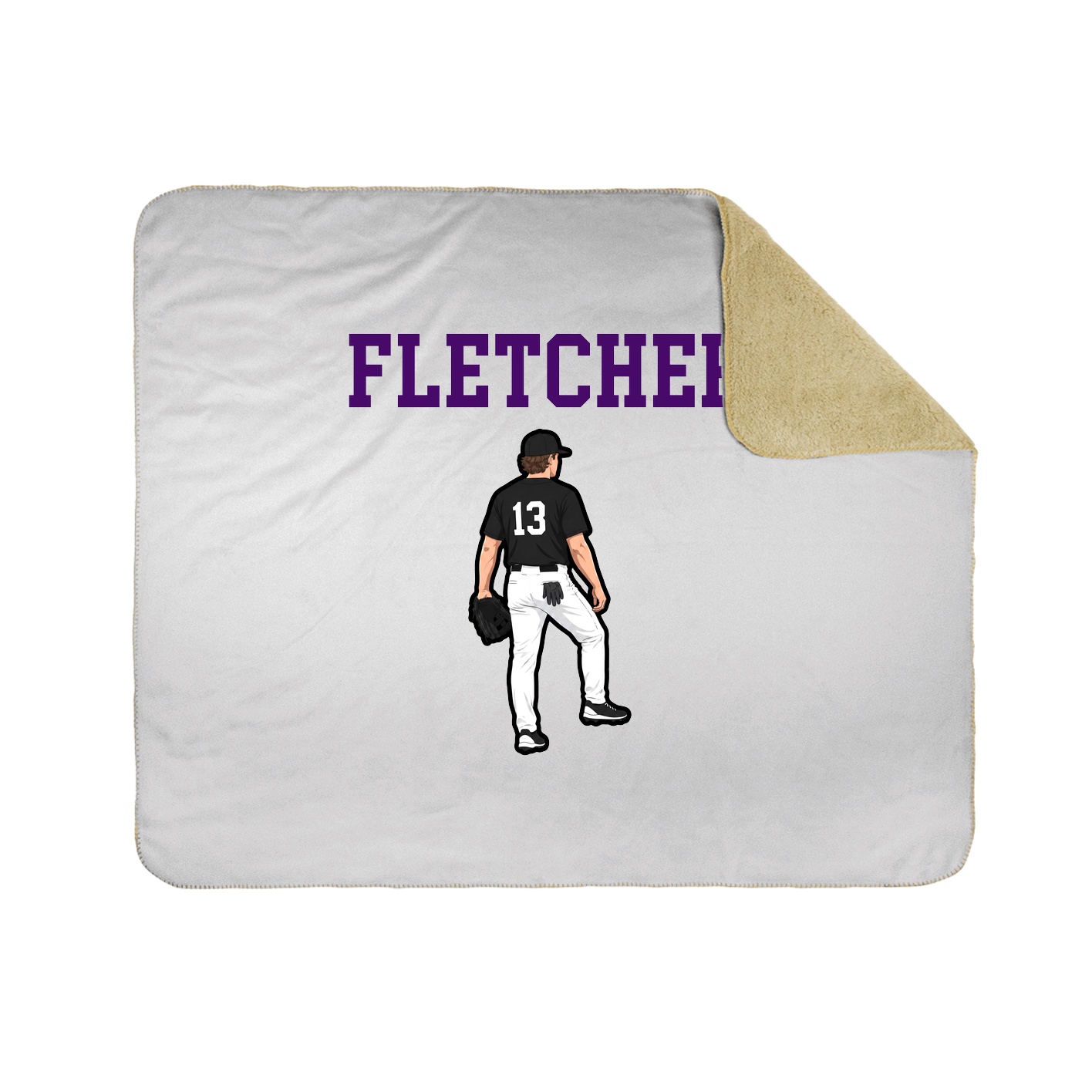 Throw Blanket — Shirsey in White