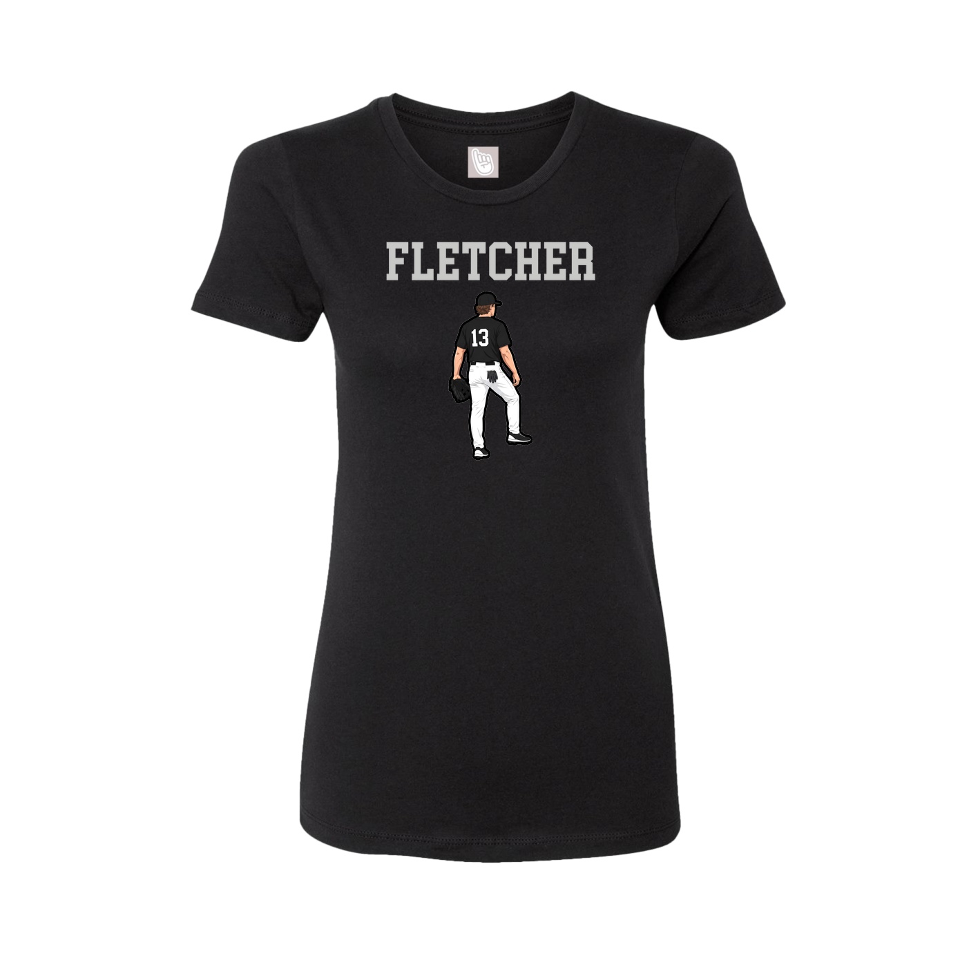 Fitted Women's Tee — Shirsey in Black