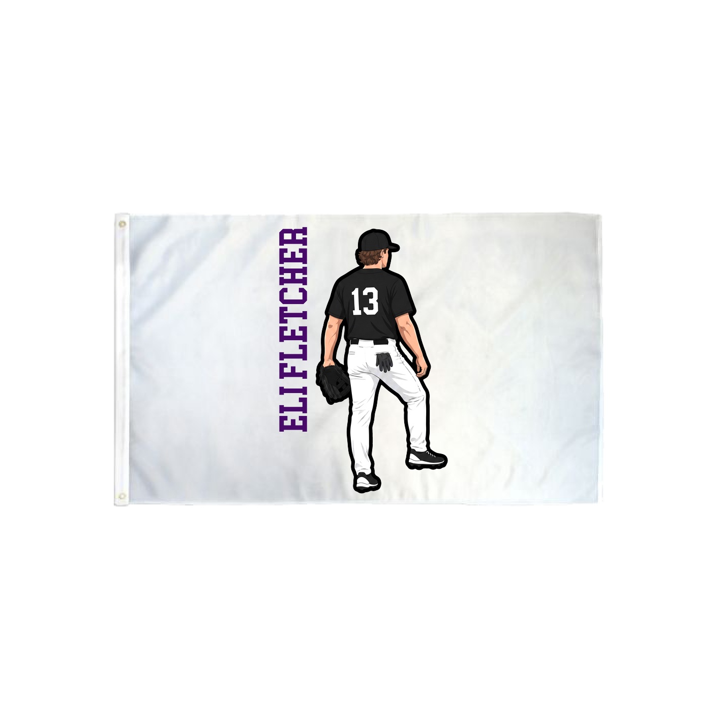 3x5 Flag — Name Vertical in Classic