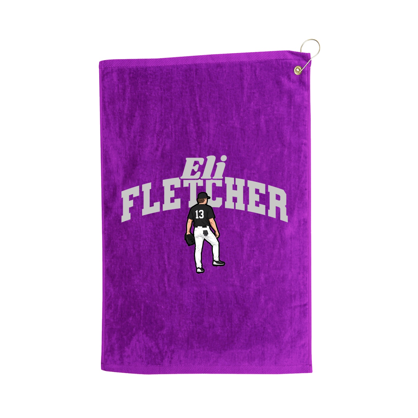 Golf Towel — Signature Arch in Purple
