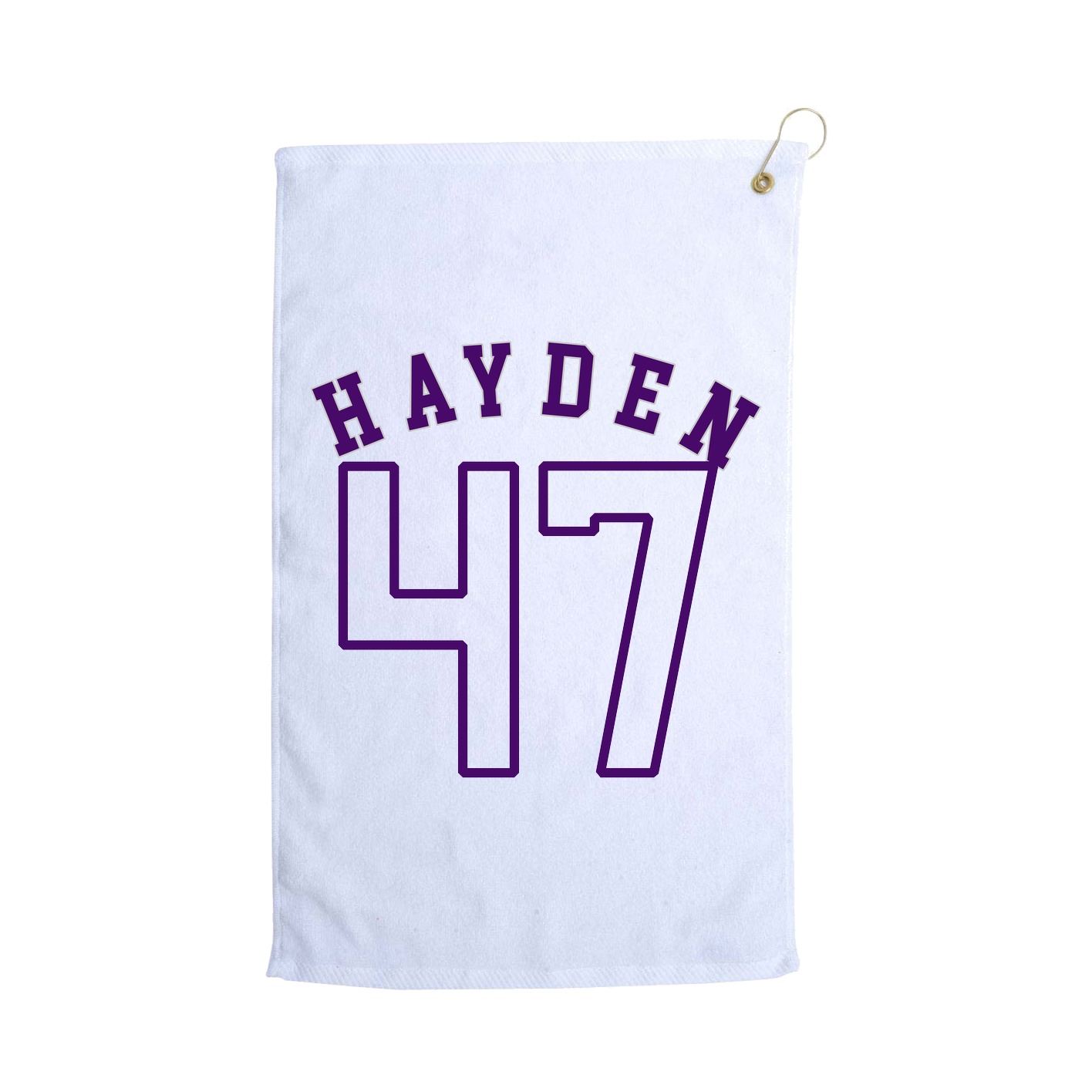 Golf Towel — Shirsey Arch in White