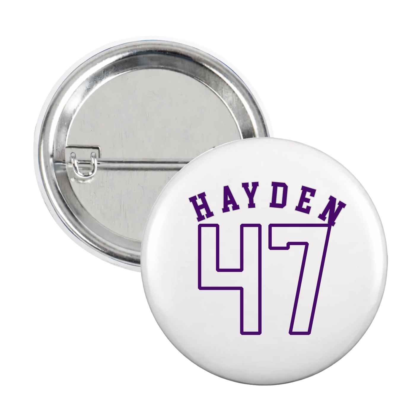 Game Day Button — Shirsey Arch in White