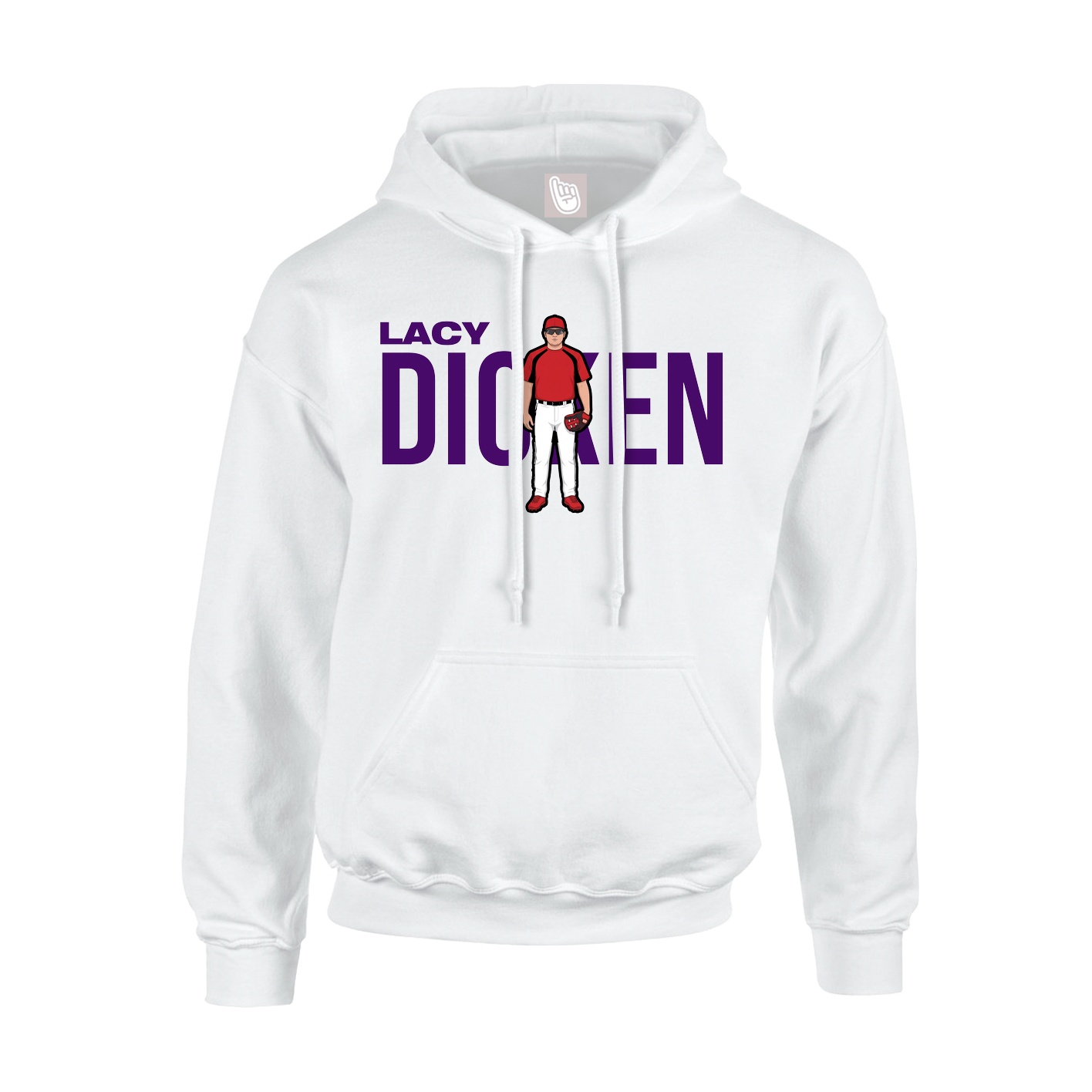 Hoodie — Player Name in White