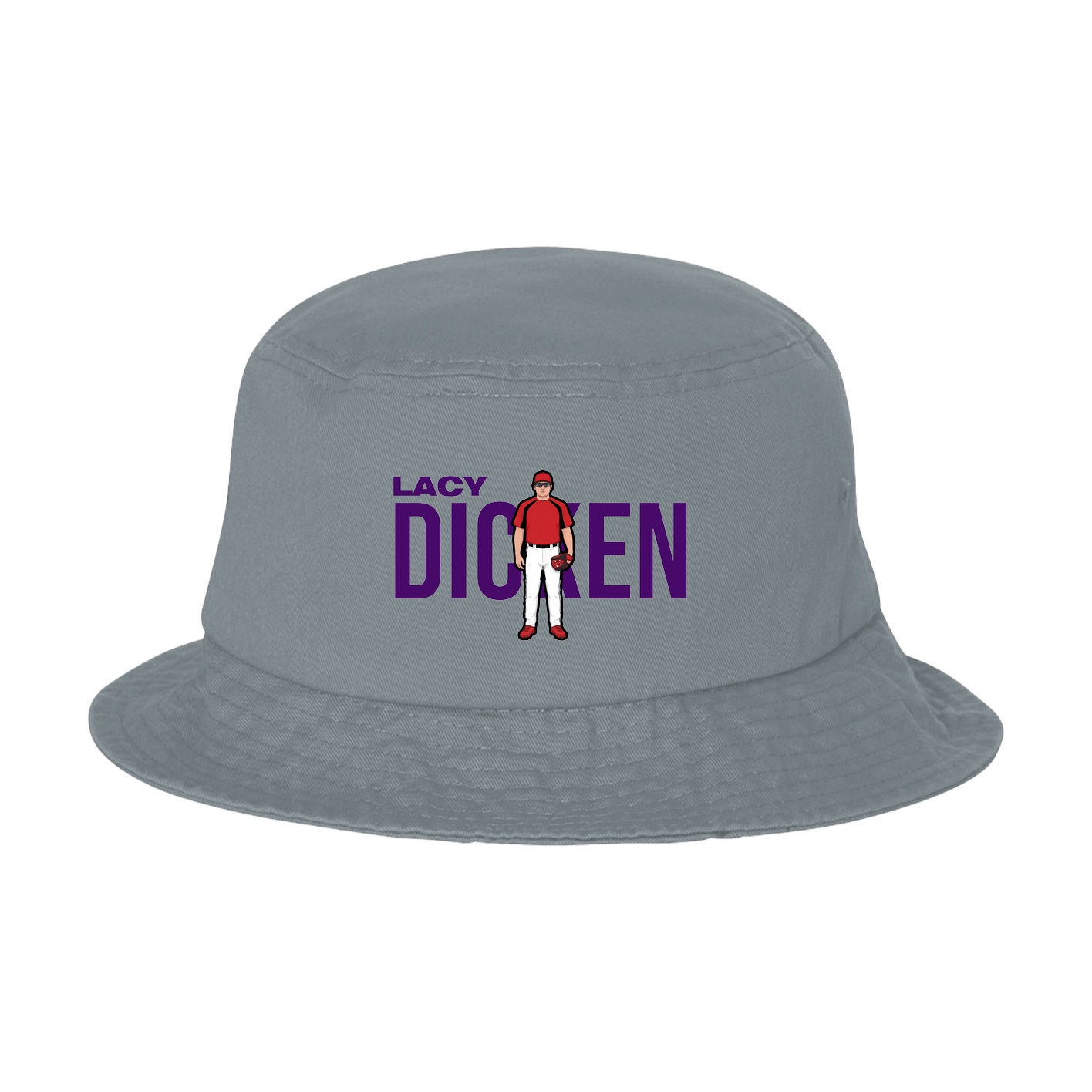 Bucket Cap — Player Name in Grey