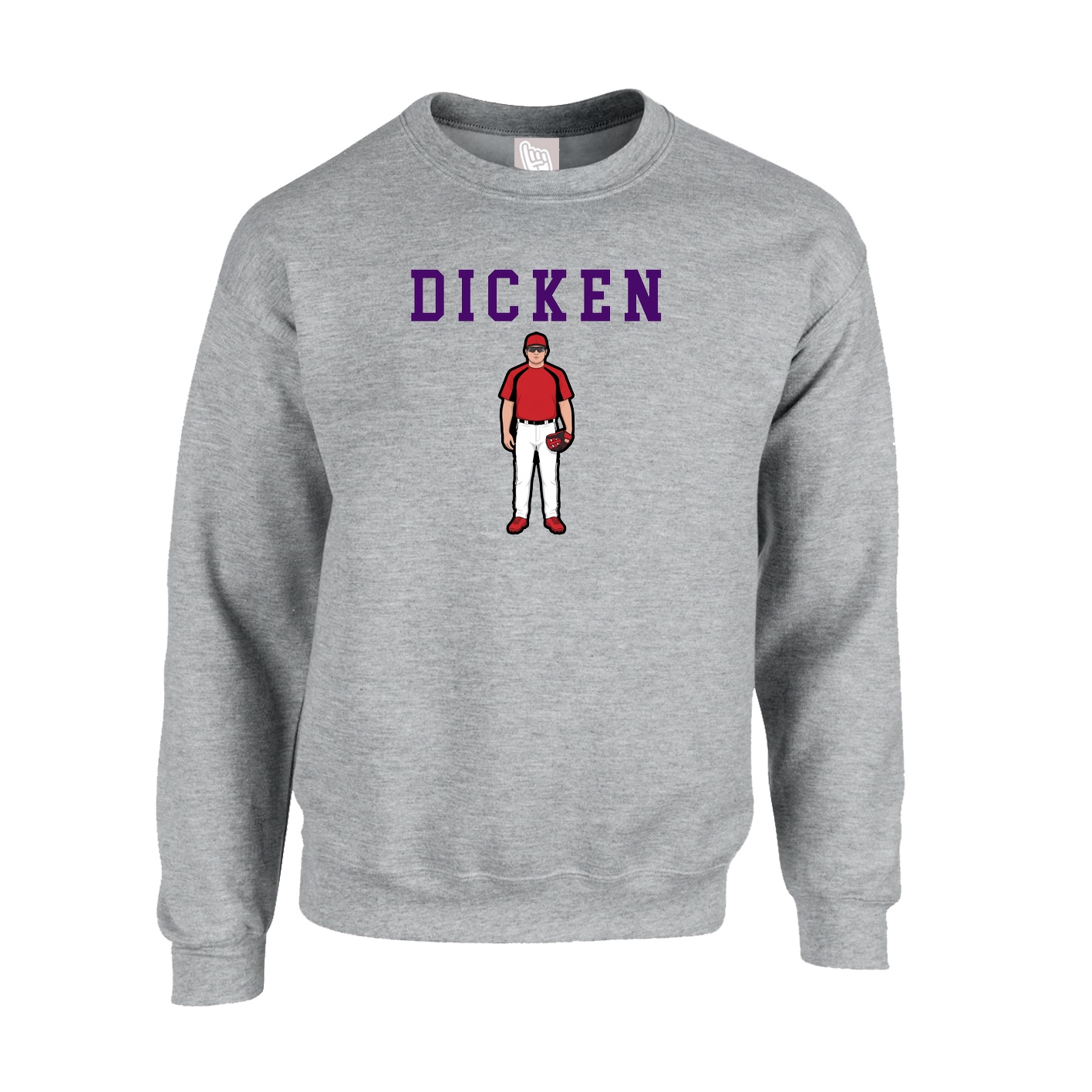 Fleece Crew — Shirsey in Grey