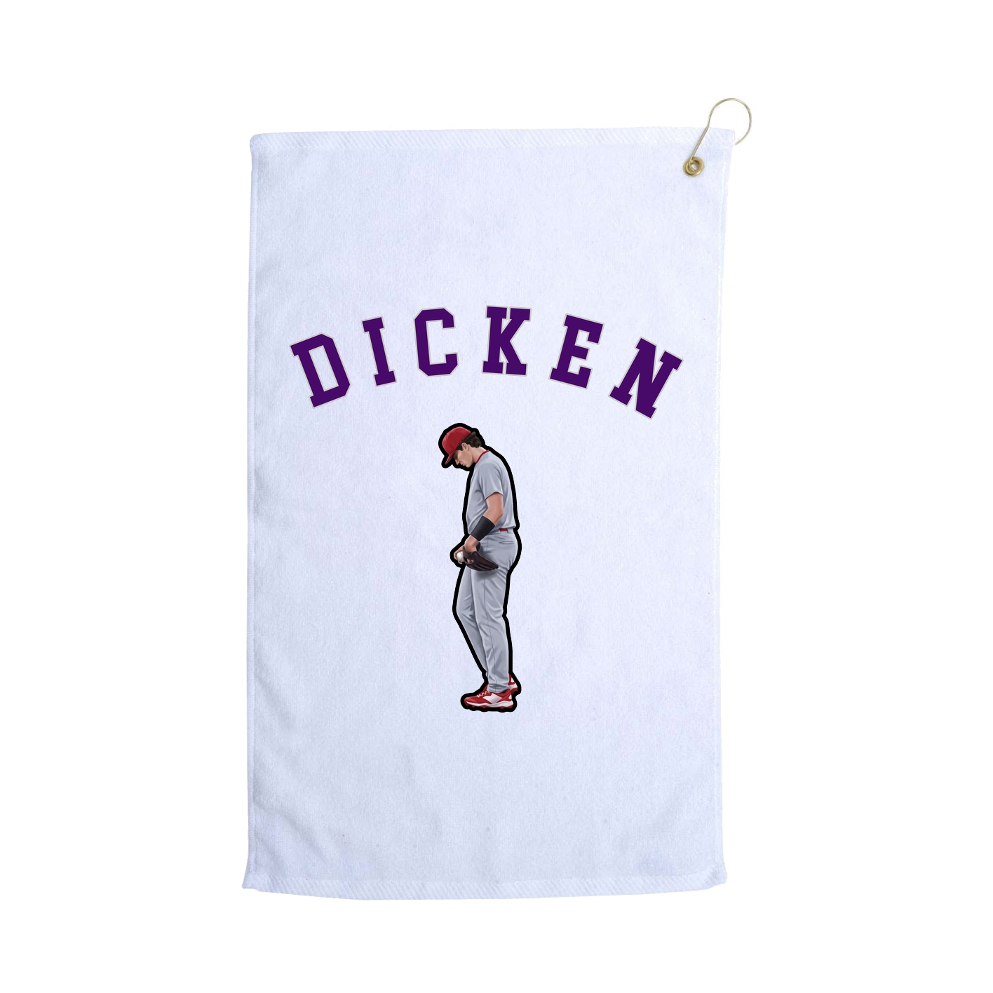 Golf Towel — Shirsey Arch in White