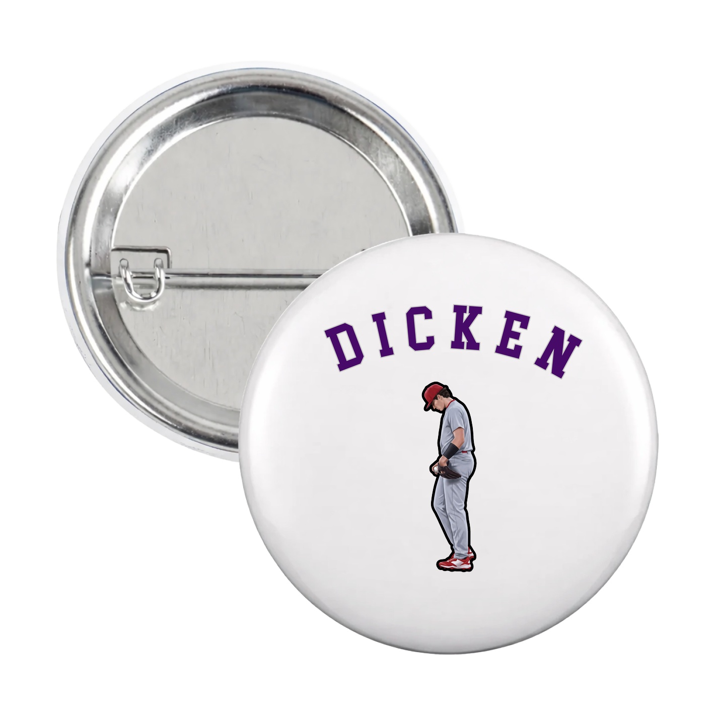 Game Day Button — Shirsey Arch in White