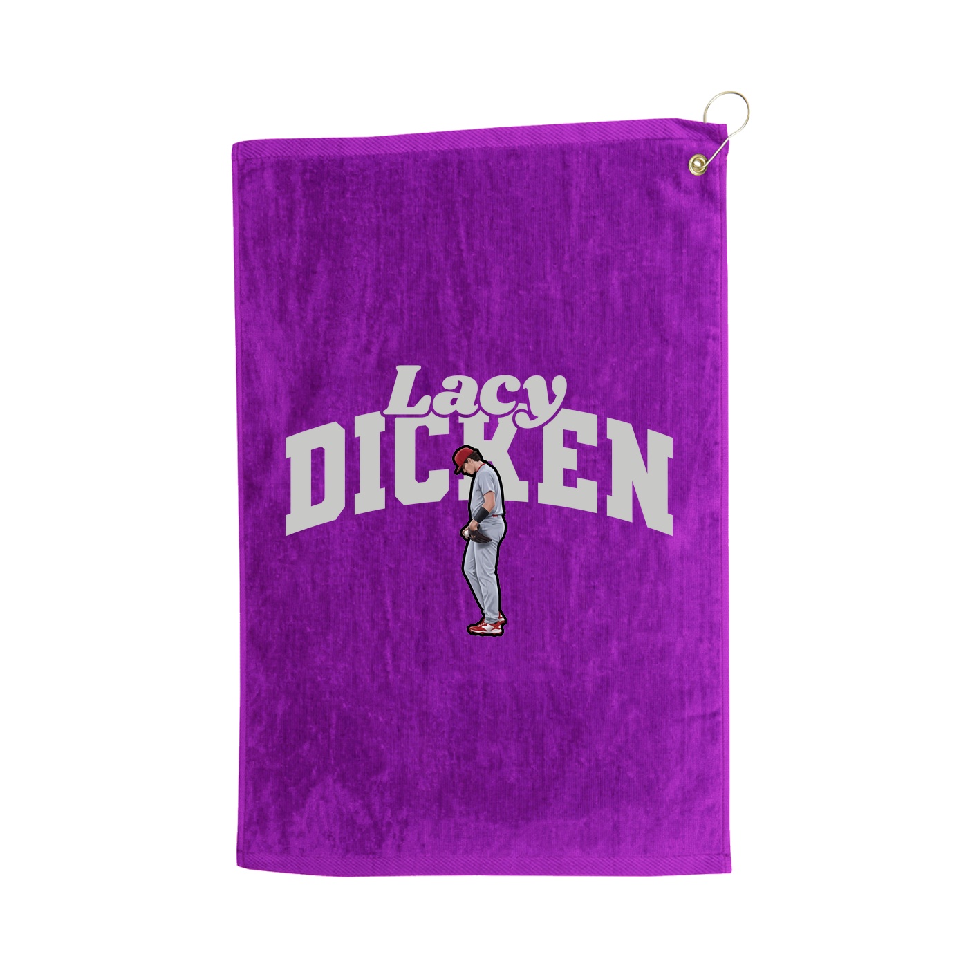 Golf Towel — Signature Arch in Purple