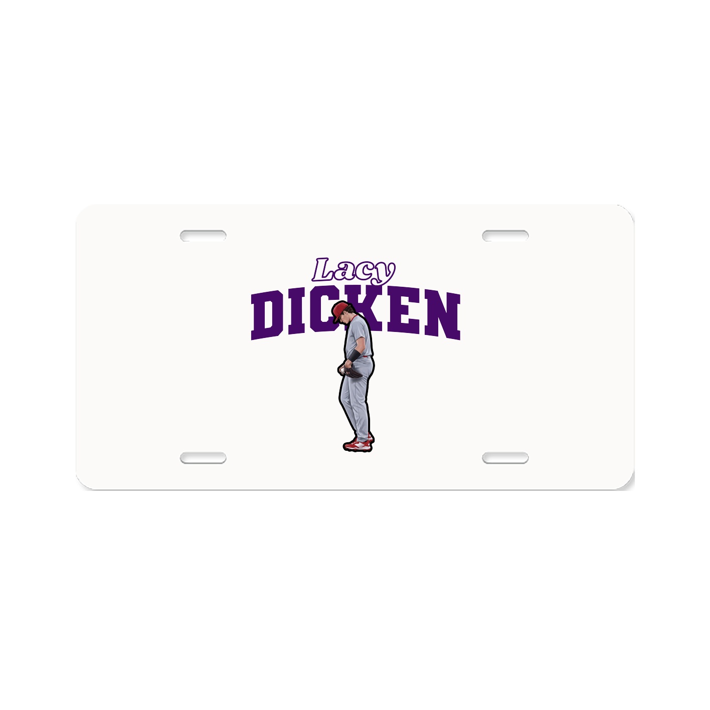 License Plate — Name Arch in Classic