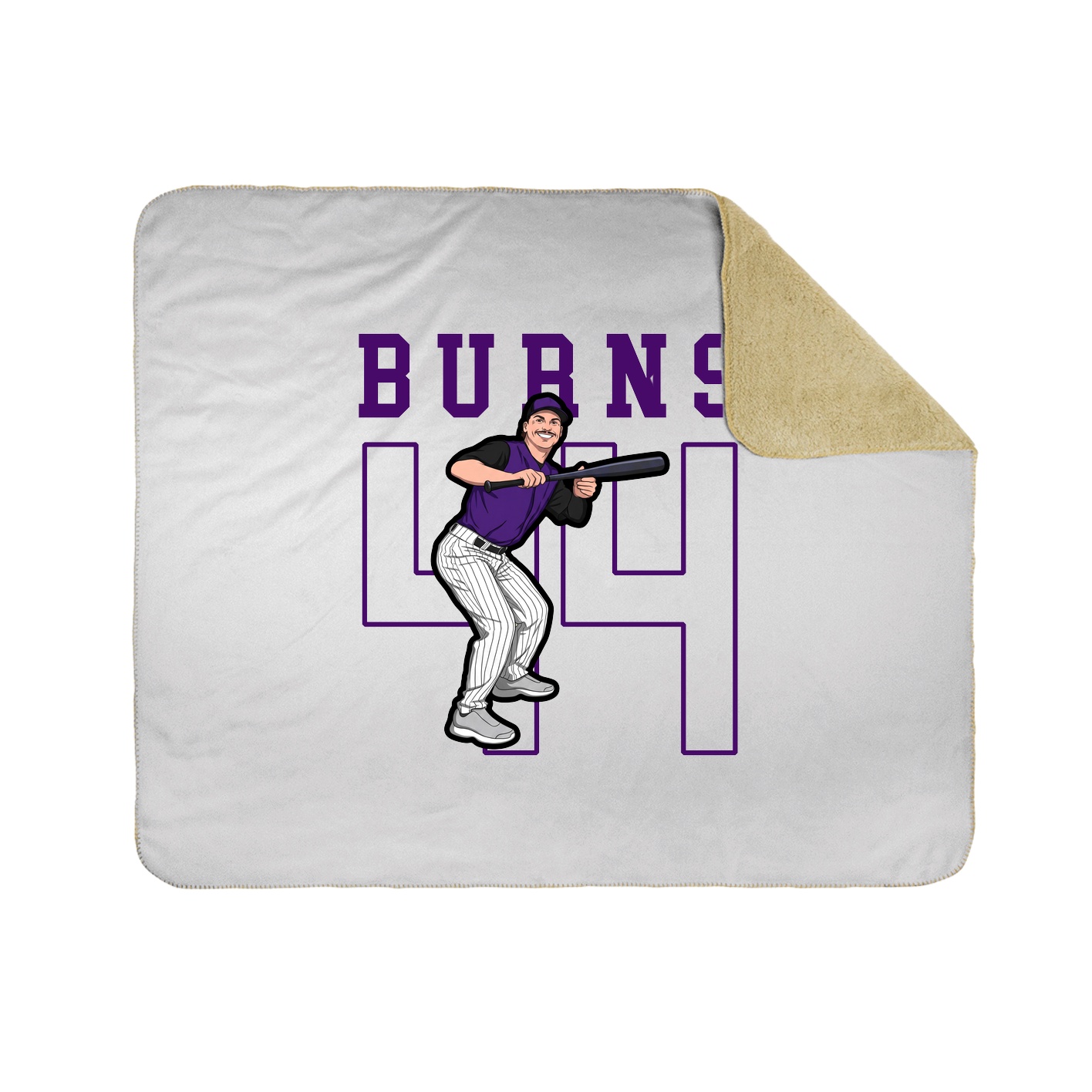 50x60 Sherpa Lined Throw Blanket