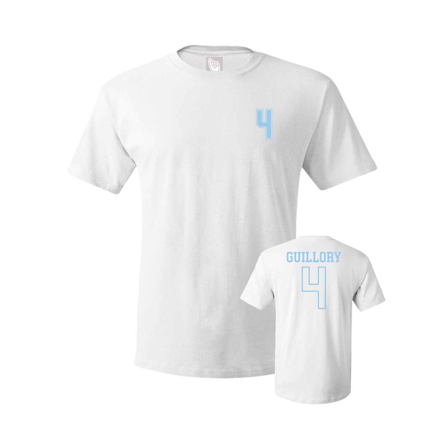 Tee — Chest Back in White