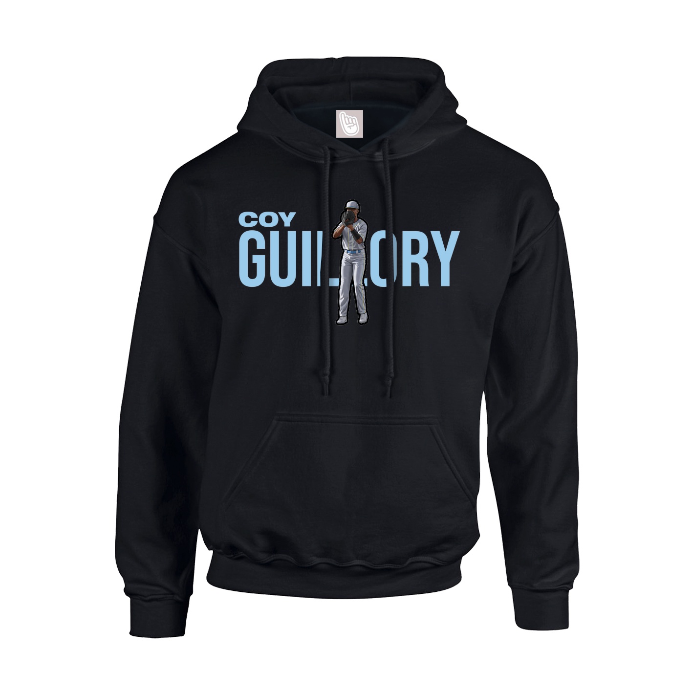 Hoodie — Player Name in Black