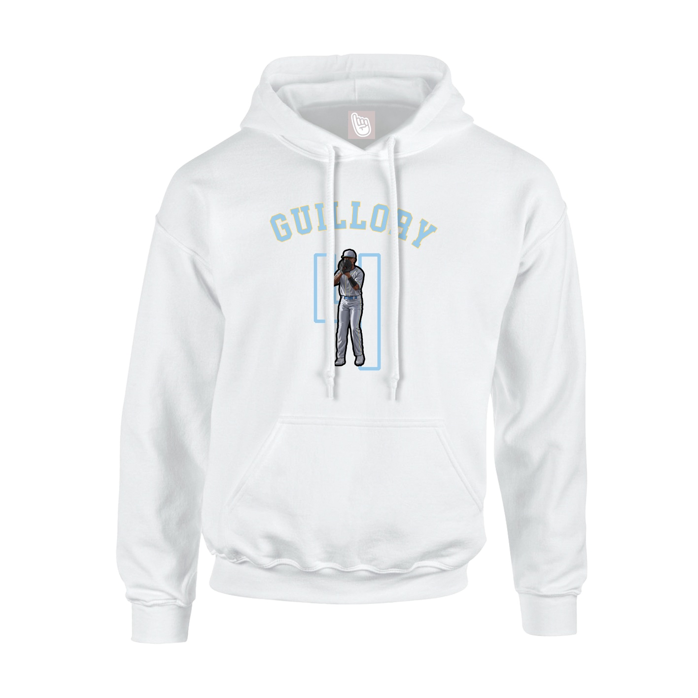Hoodie — Shirsey Arch in White