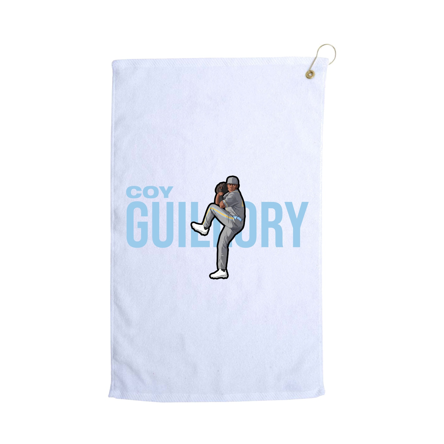 Golf Towel — Player Name in White