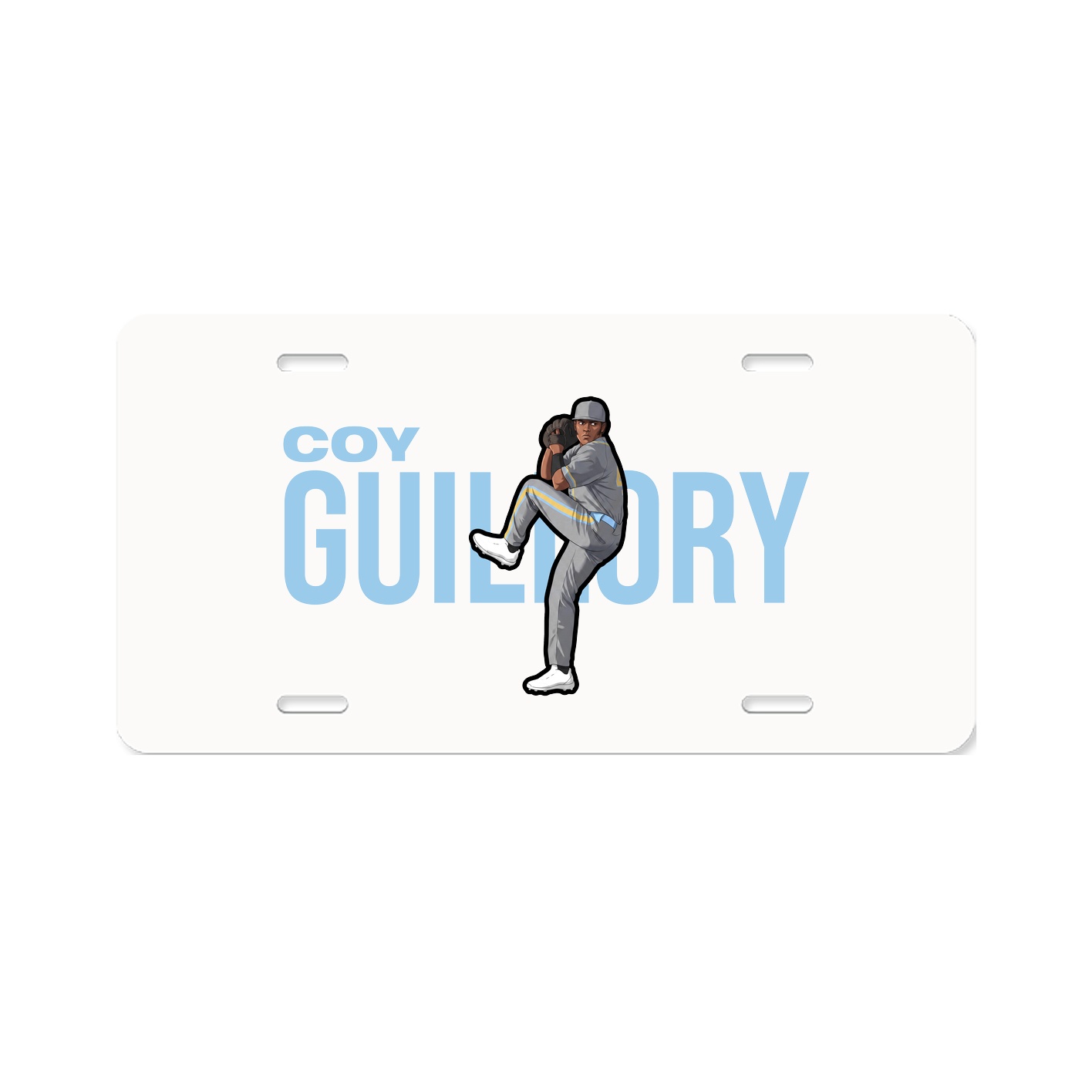 License Plate — Player Name in Classic