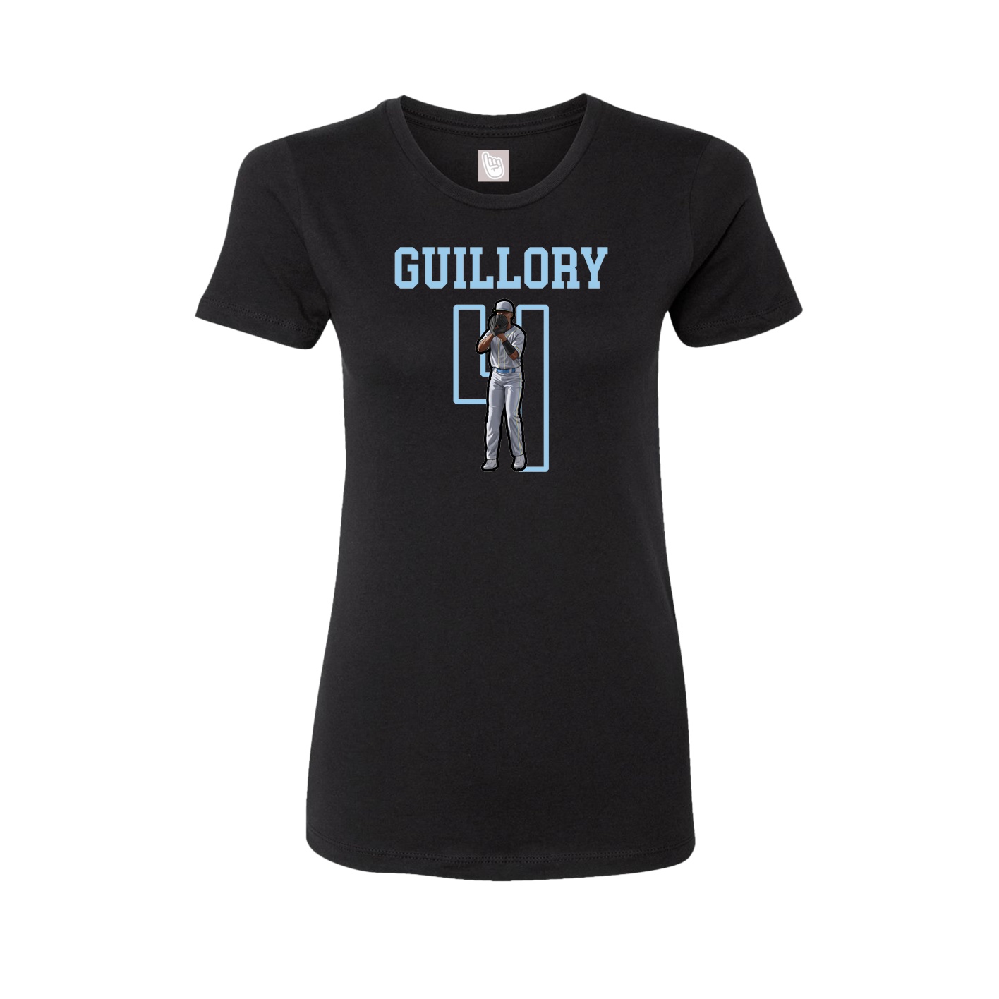 Fitted Women's Tee — Shirsey in Black