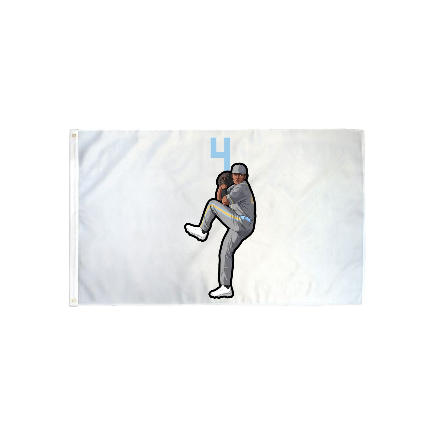 3x5 Flag — Number Top in Classic