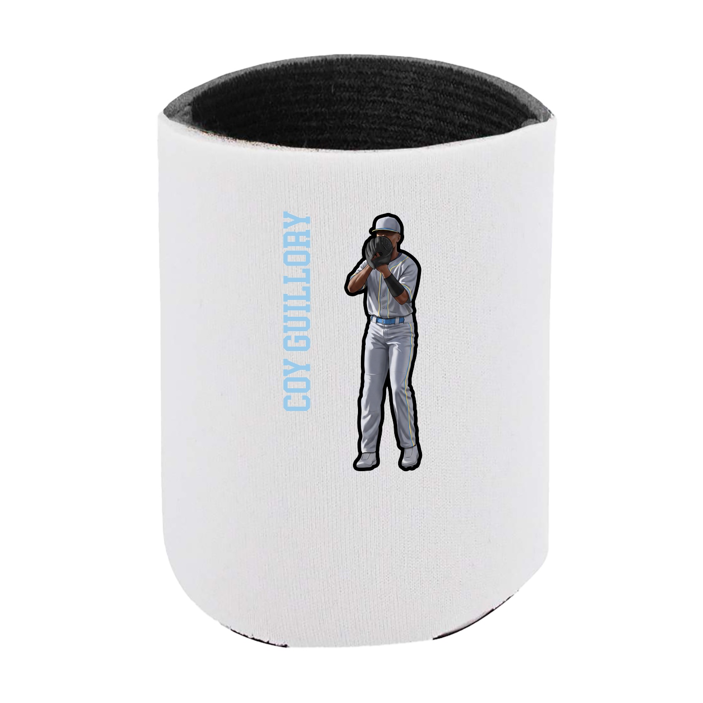 Can Holder — Name Vertical in White