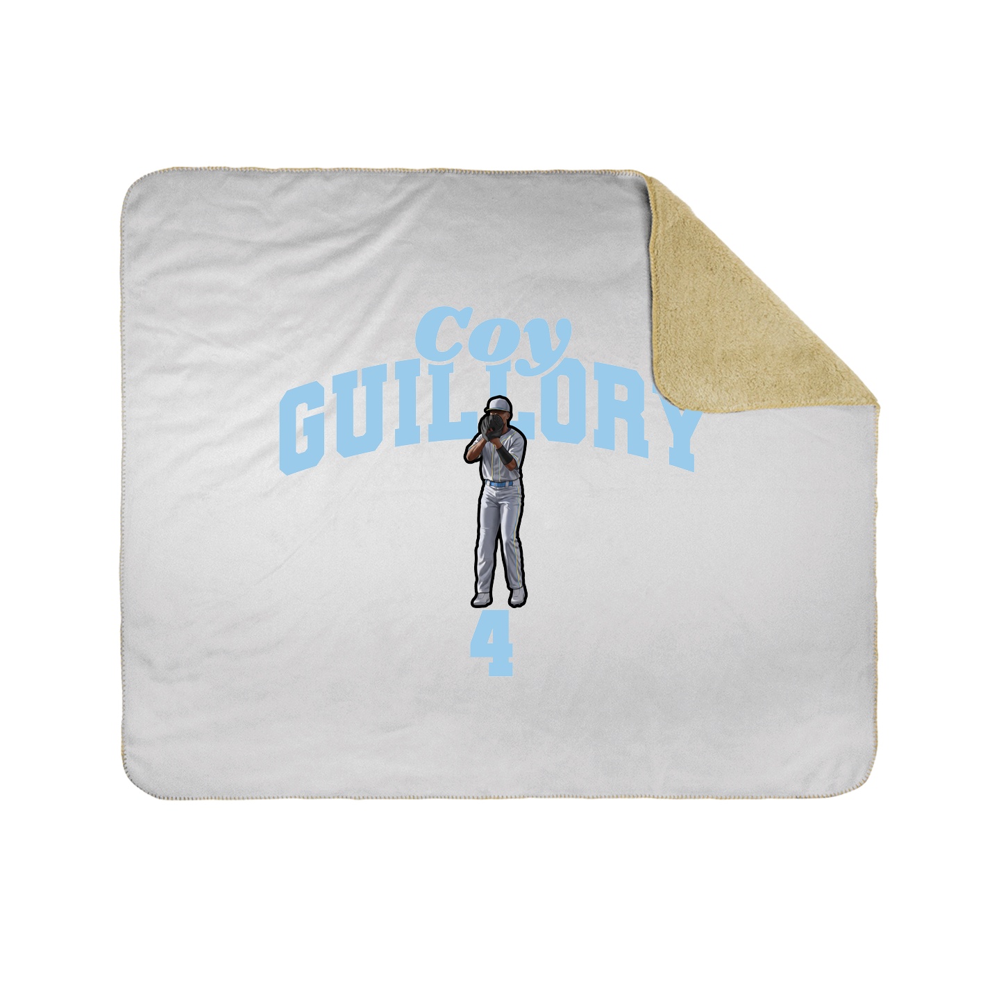 Throw Blanket — Signature Arch in White