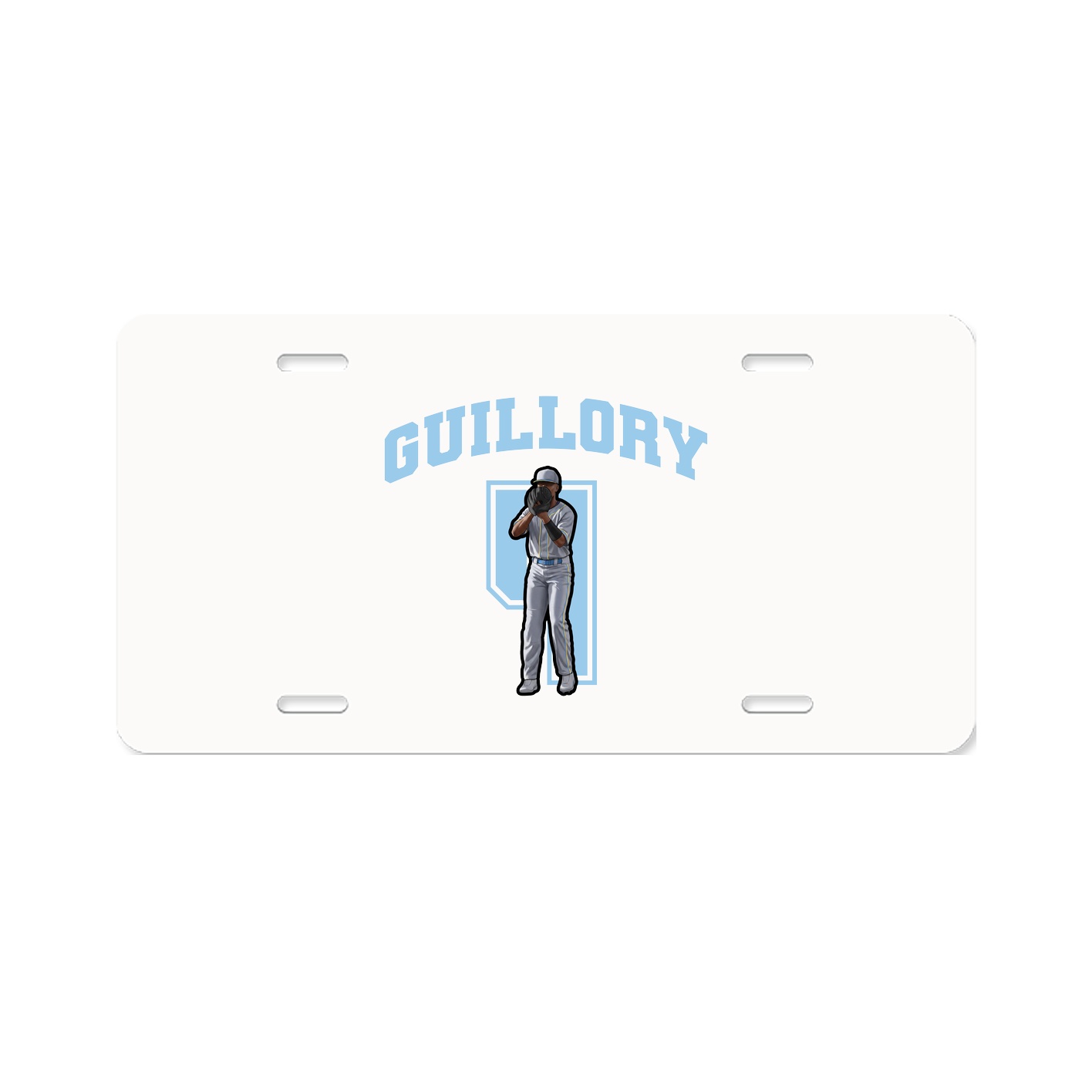 License Plate — Number in Classic