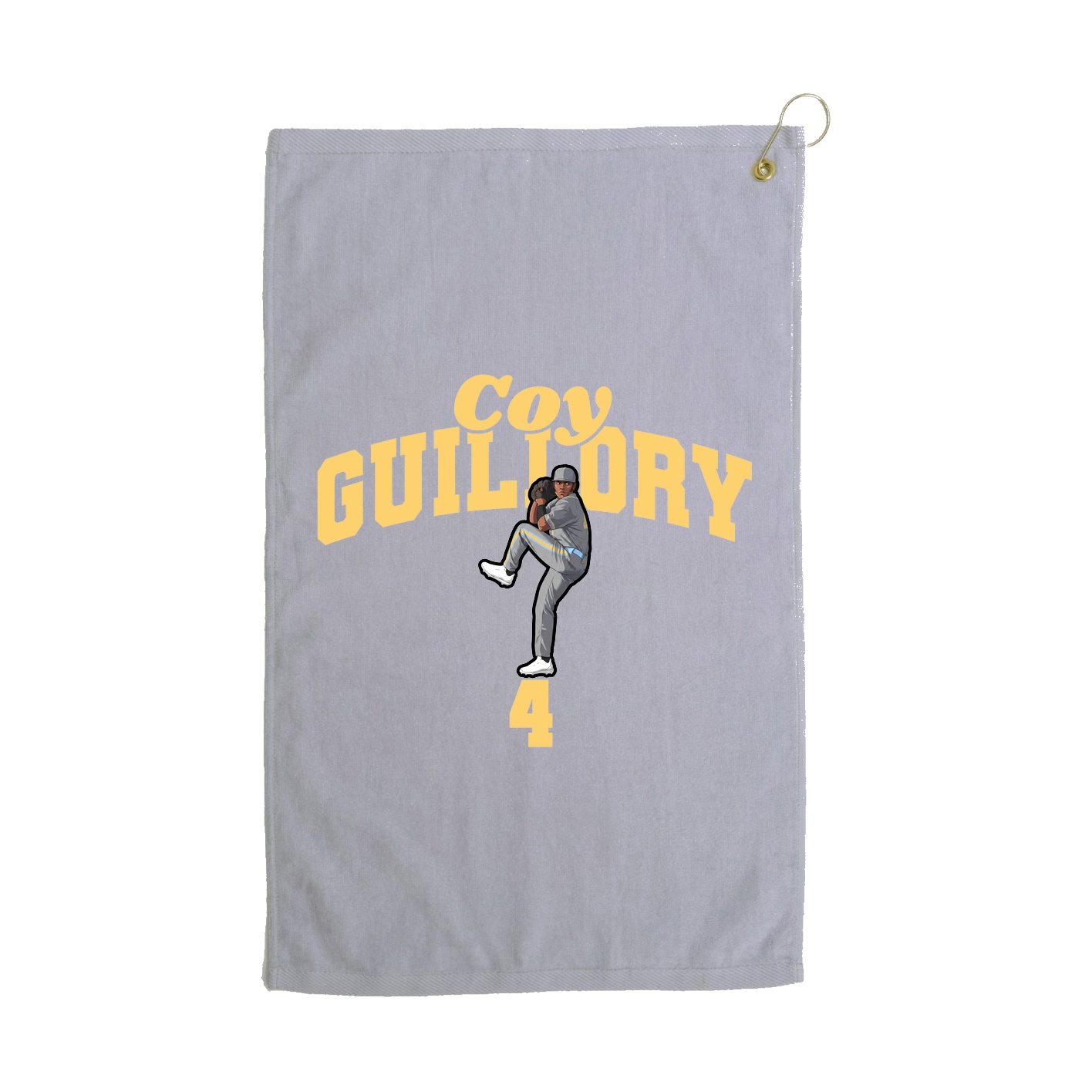Golf Towel — Signature Arch in Grey