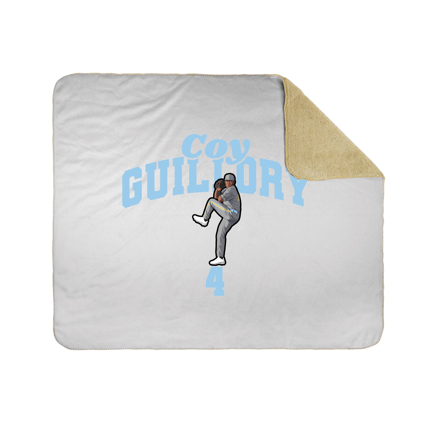 Throw Blanket — Signature Arch in White