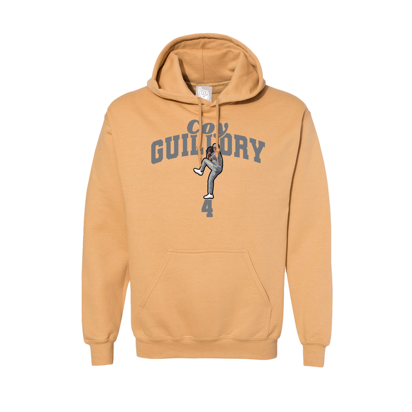 Hoodie — Signature Arch in Vegas Gold