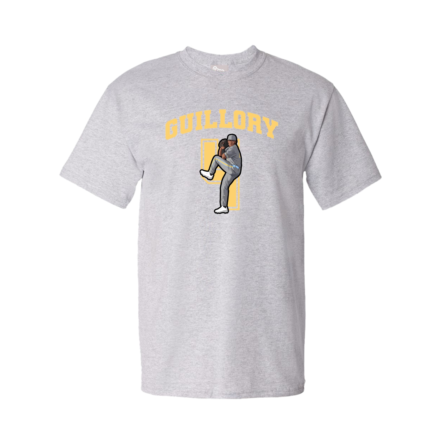 Youth Tee — Number in Grey
