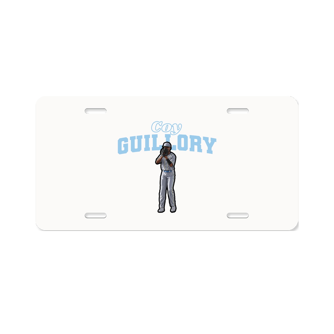 License Plate — Name Arch in Classic