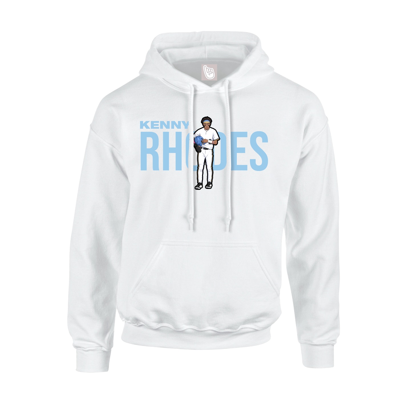 Hoodie — Player Name in White