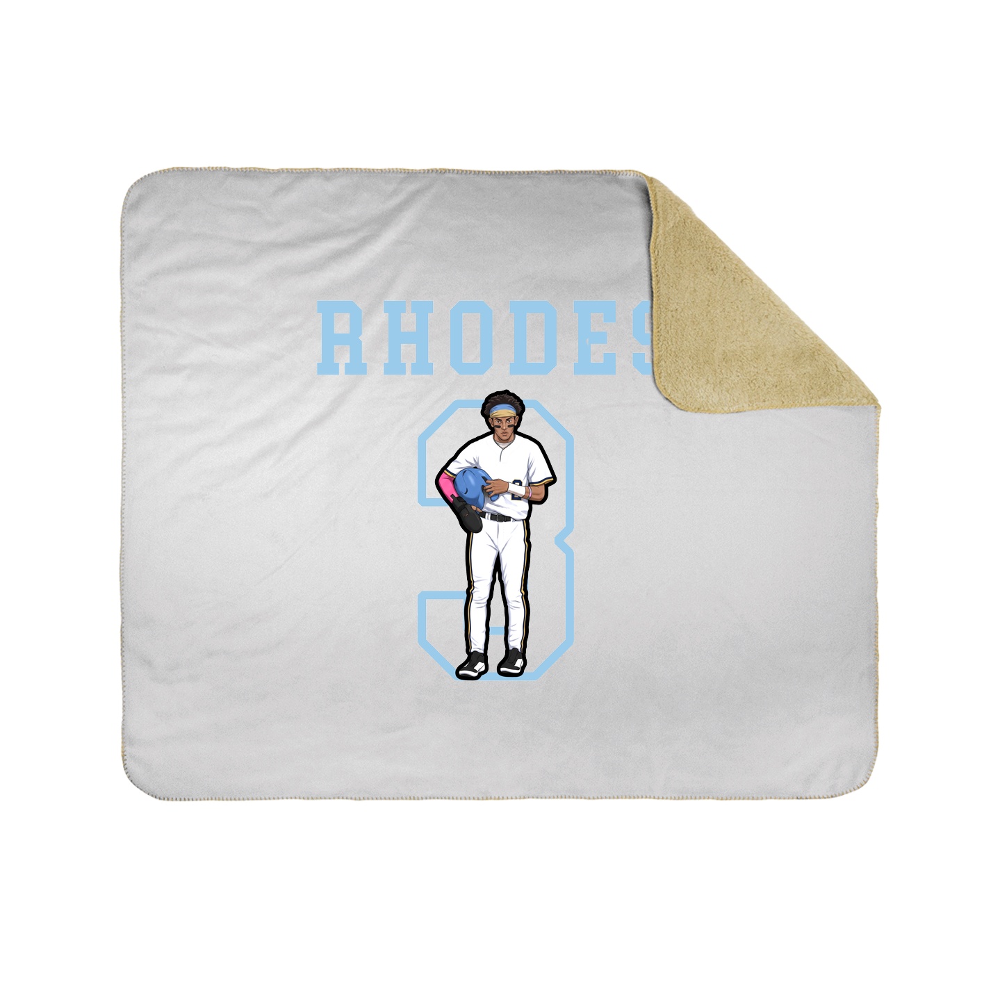 Throw Blanket — Shirsey in White