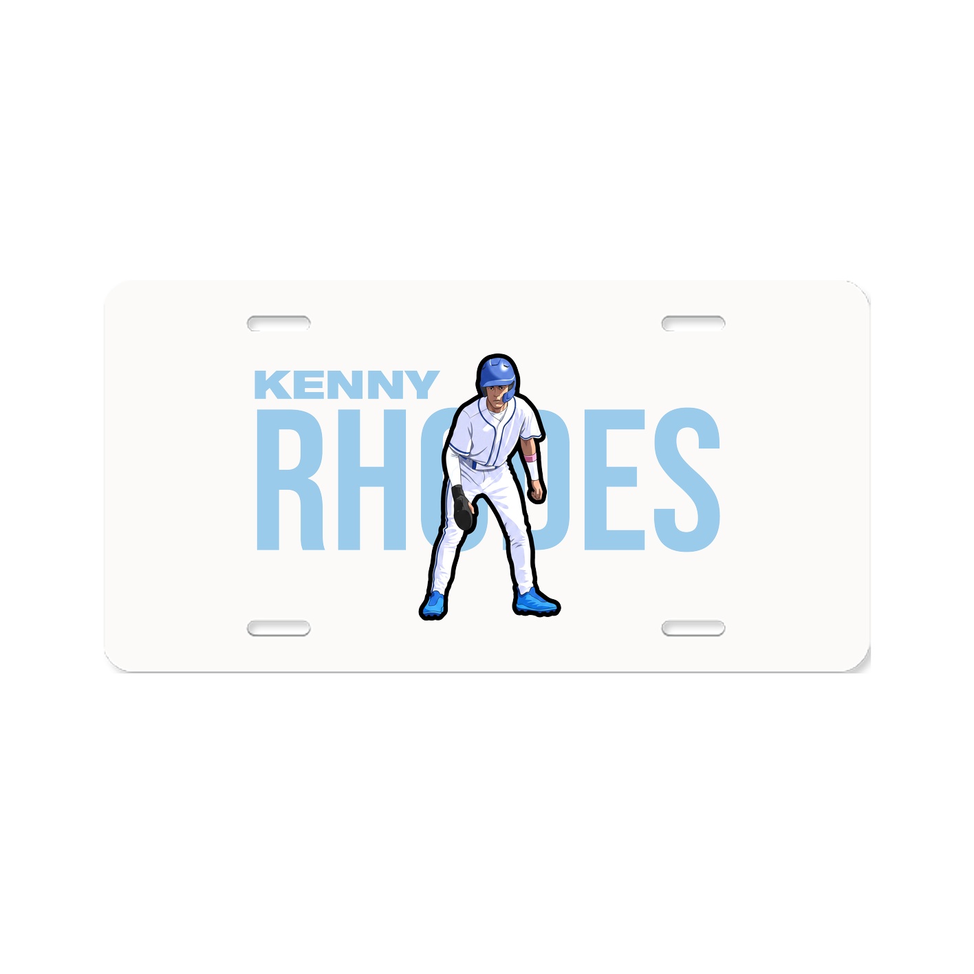 License Plate — Player Name in Classic