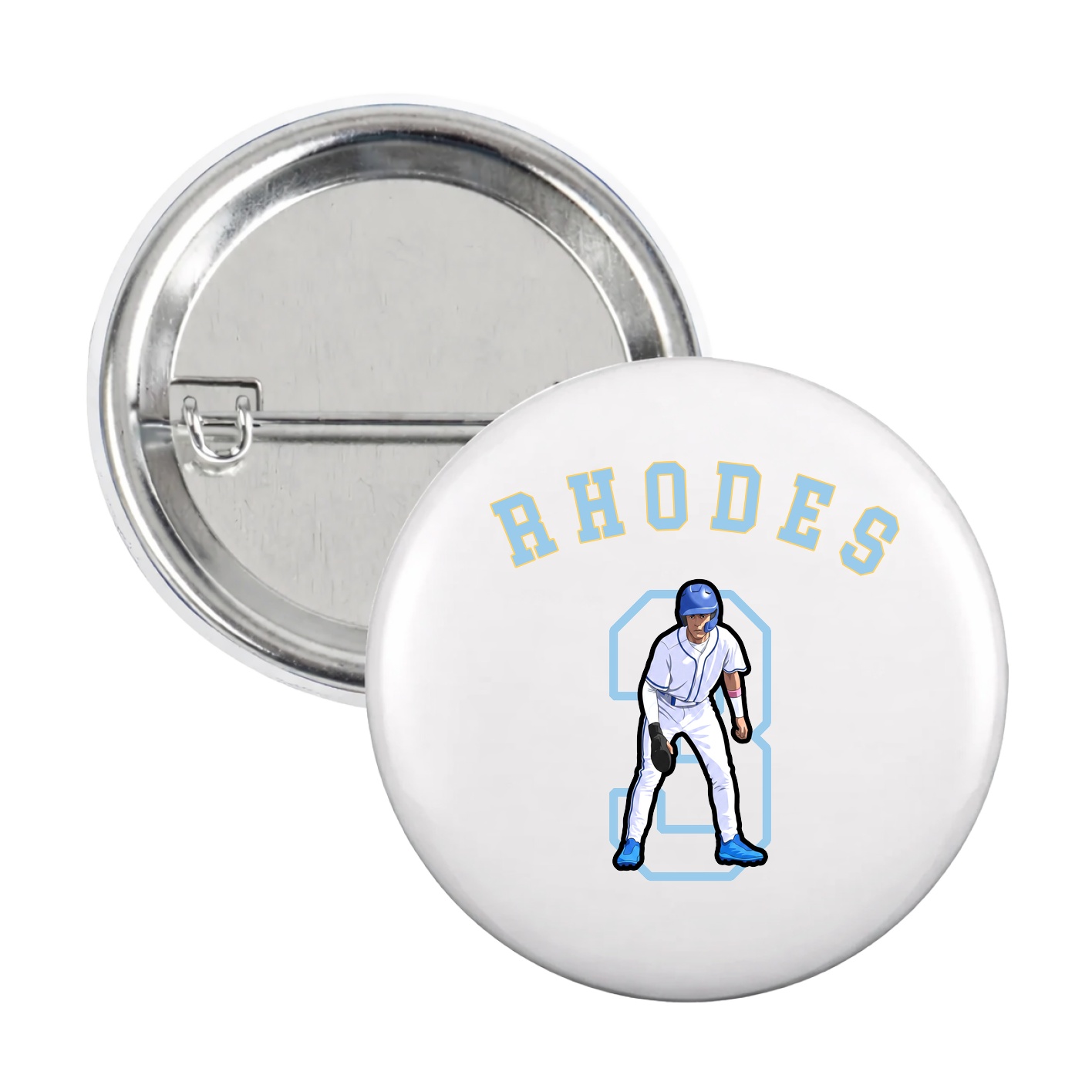 Game Day Button — Shirsey Arch in White