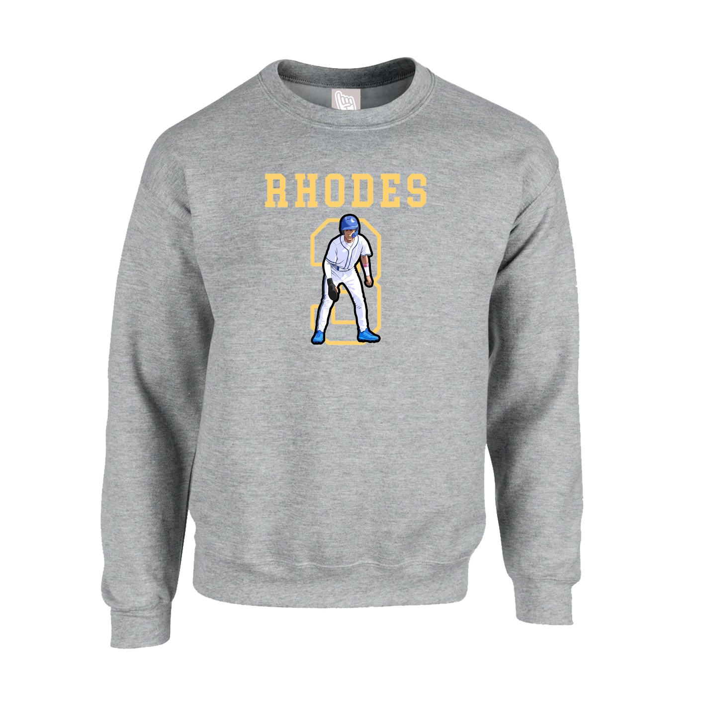 Fleece Crew — Shirsey in Grey