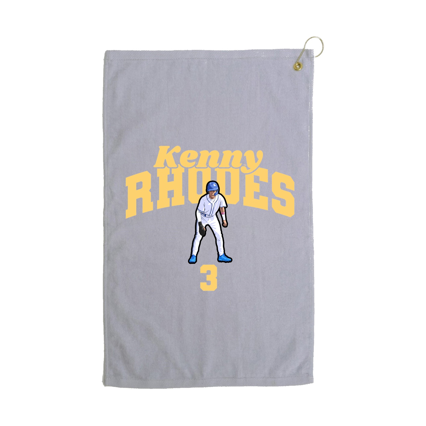 Golf Towel — Signature Arch in Grey