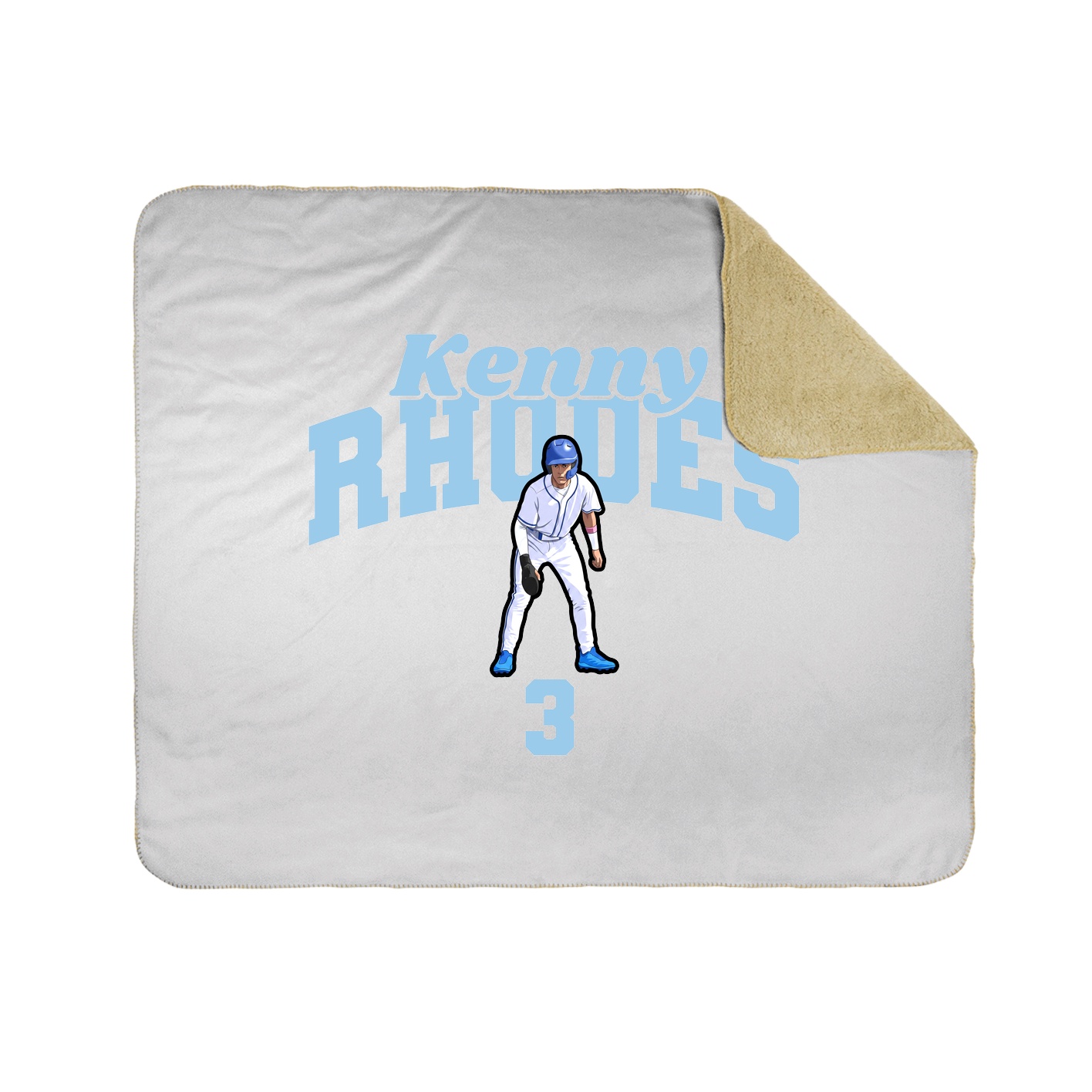 Throw Blanket — Signature Arch in White