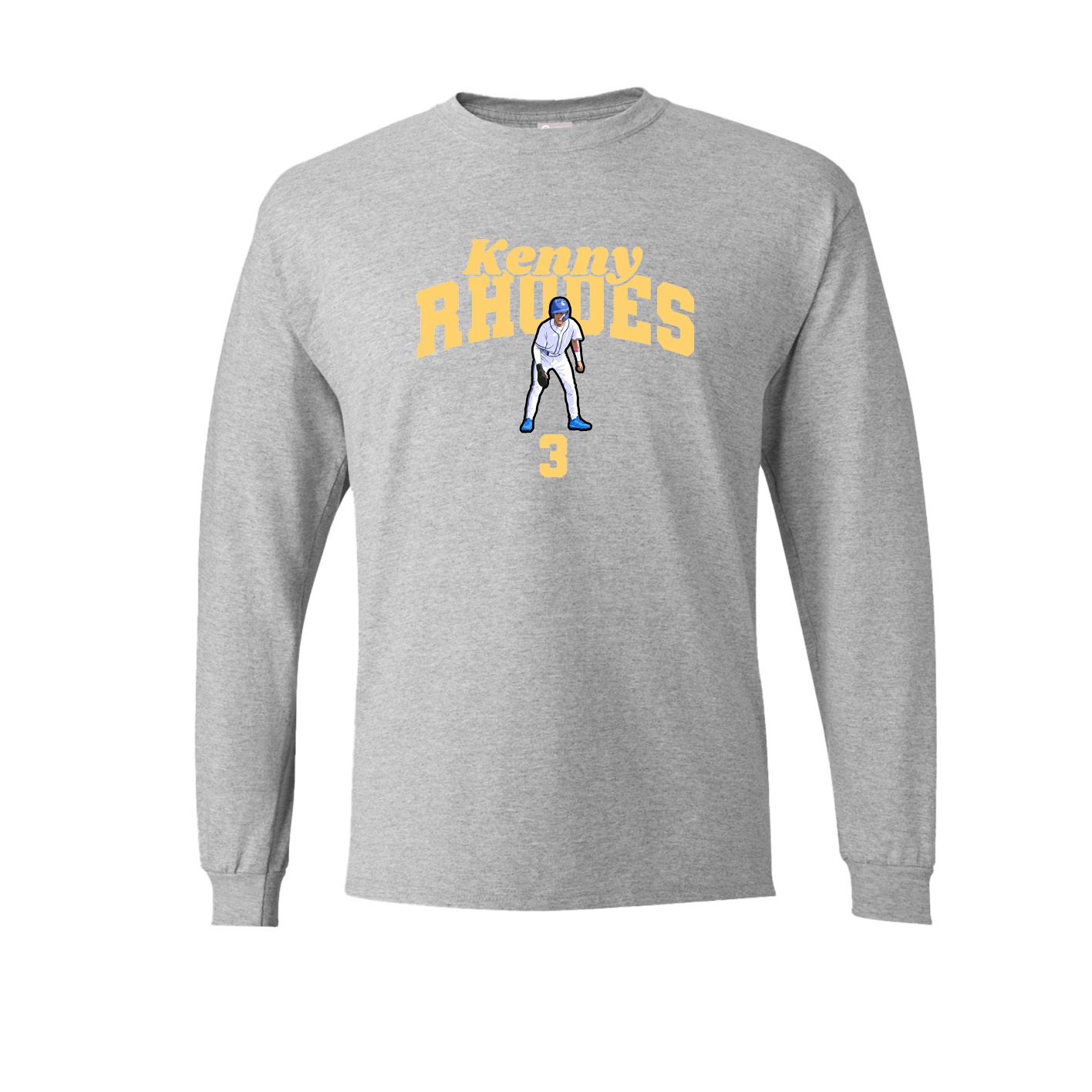Long Sleeve Tee — Signature Arch in Grey