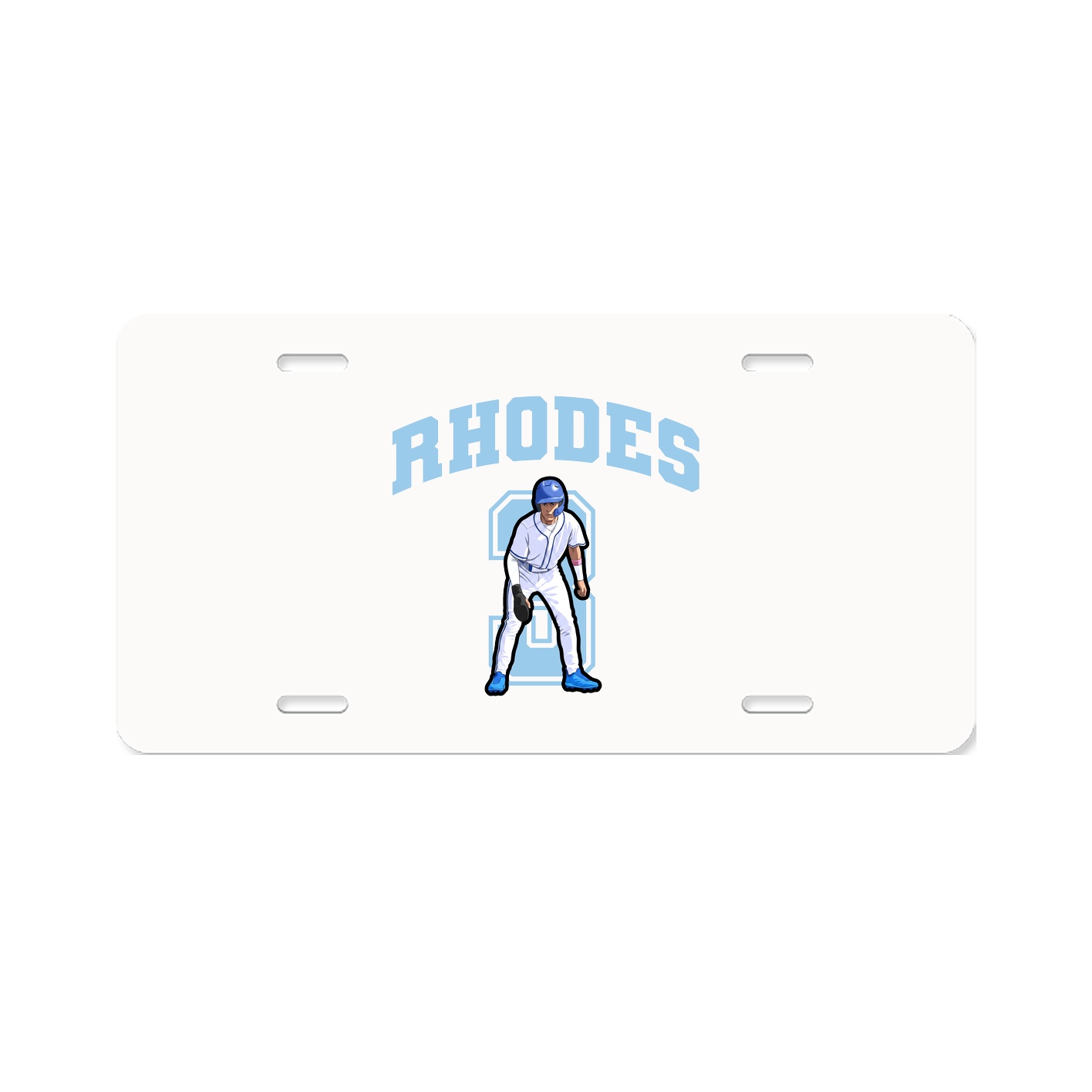 License Plate — Number in Classic