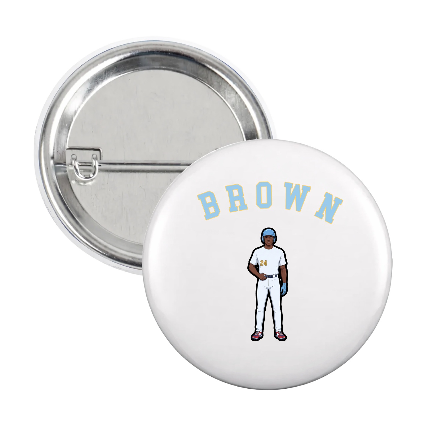 Game Day Button — Shirsey Arch in White